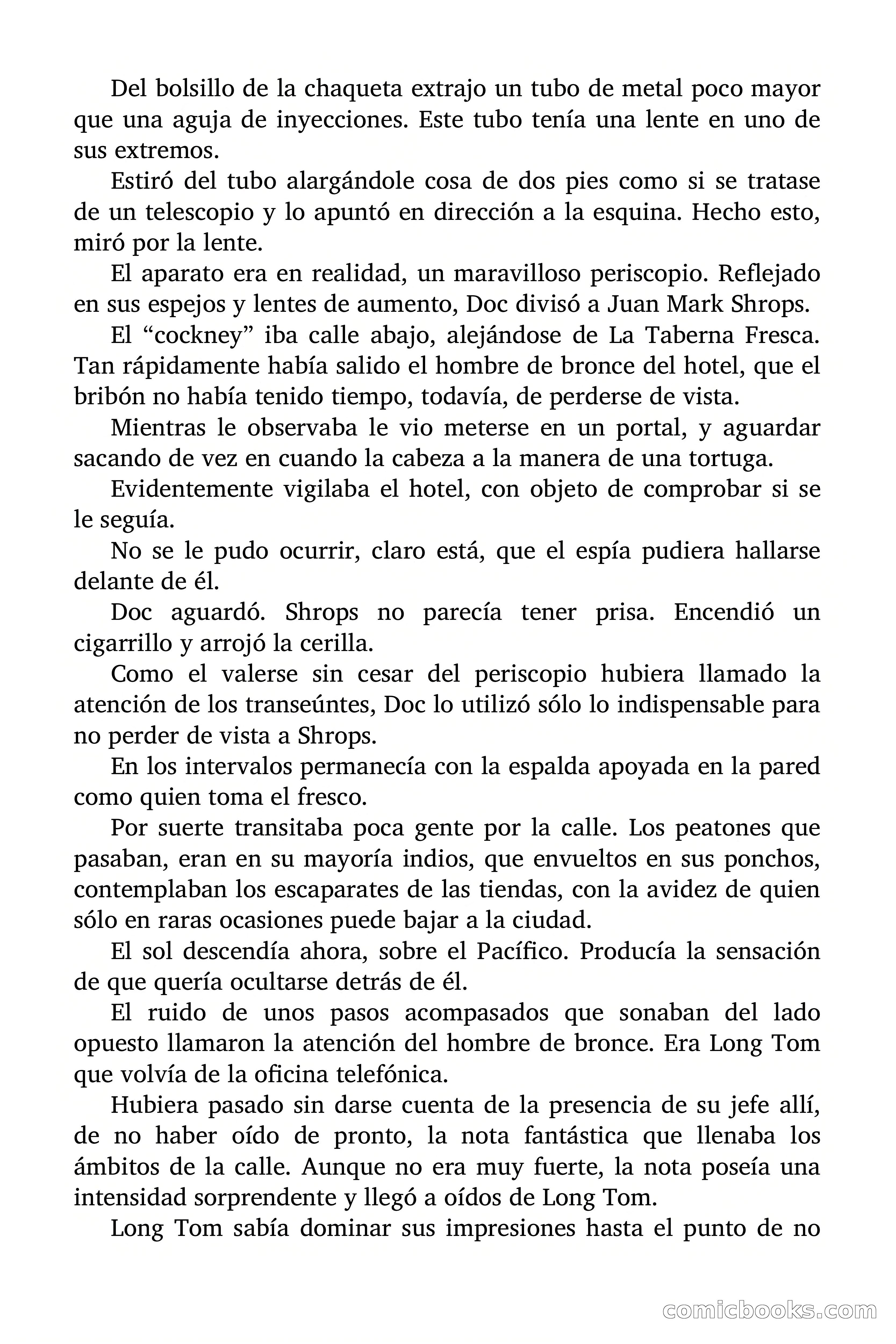 Doc Savage Magazine, 'Locura Azul' — page 52 of 175