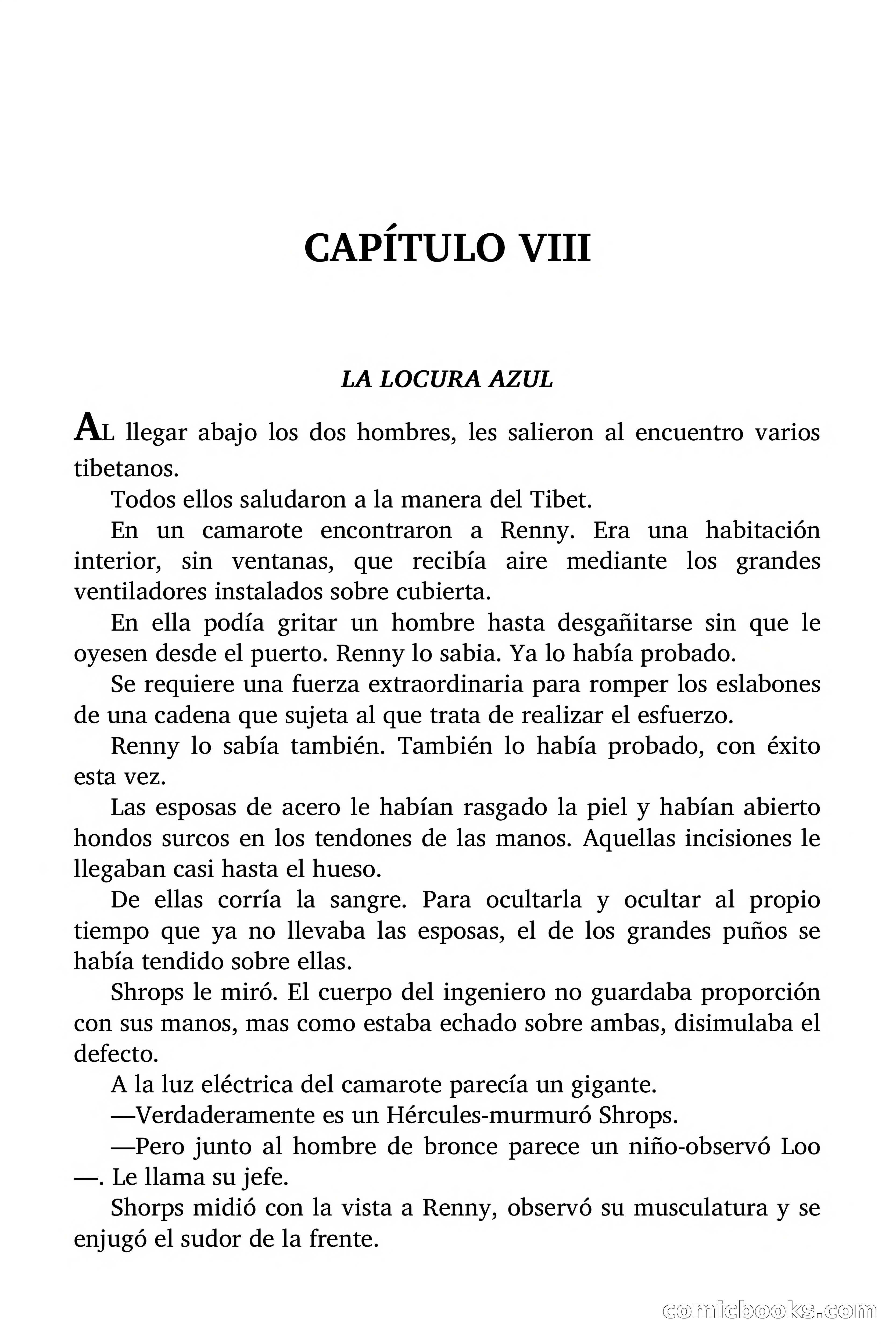 Doc Savage Magazine, 'Locura Azul' — page 59 of 175