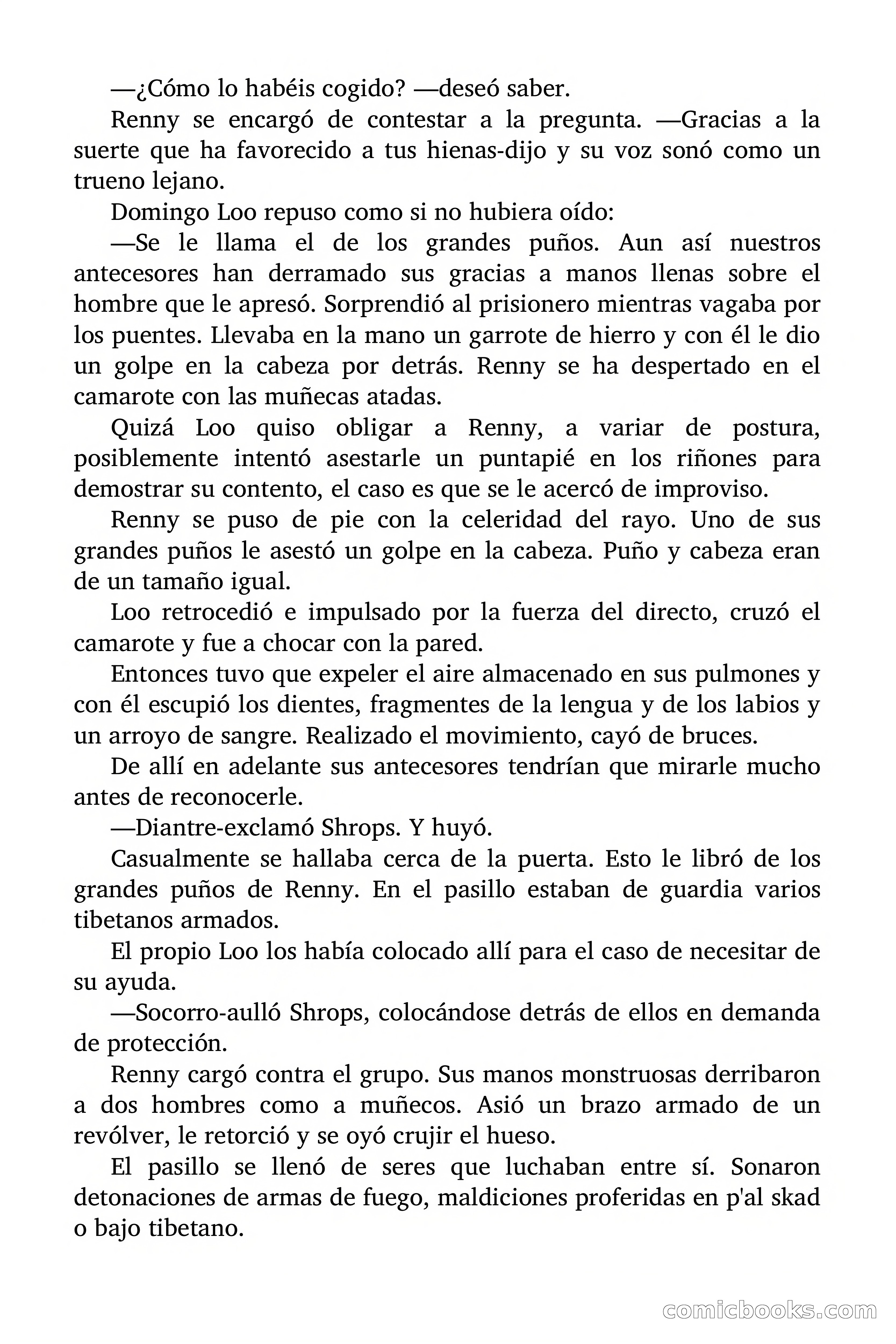 Doc Savage Magazine, 'Locura Azul' — page 60 of 175