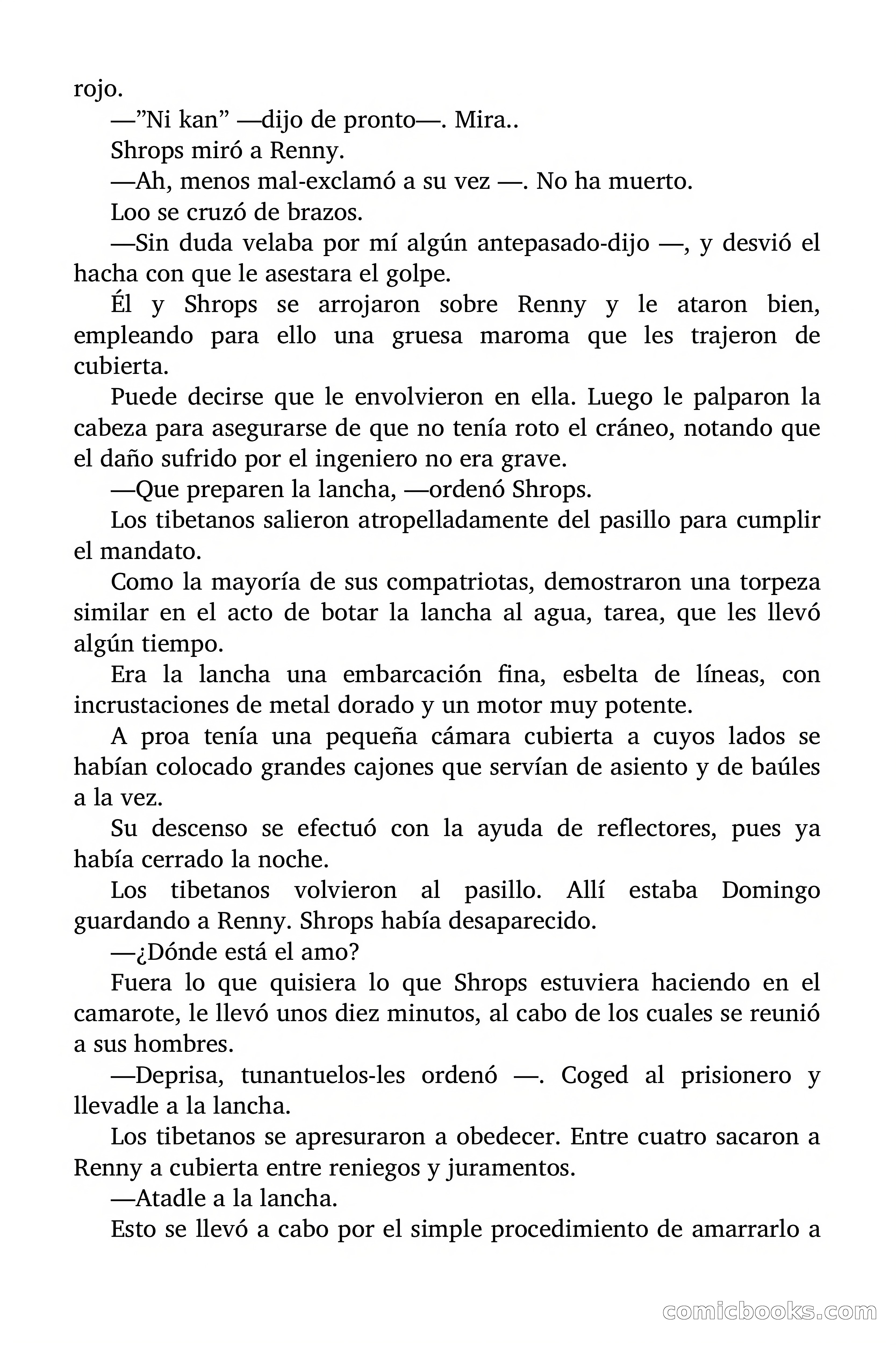 Doc Savage Magazine, 'Locura Azul' — page 62 of 175