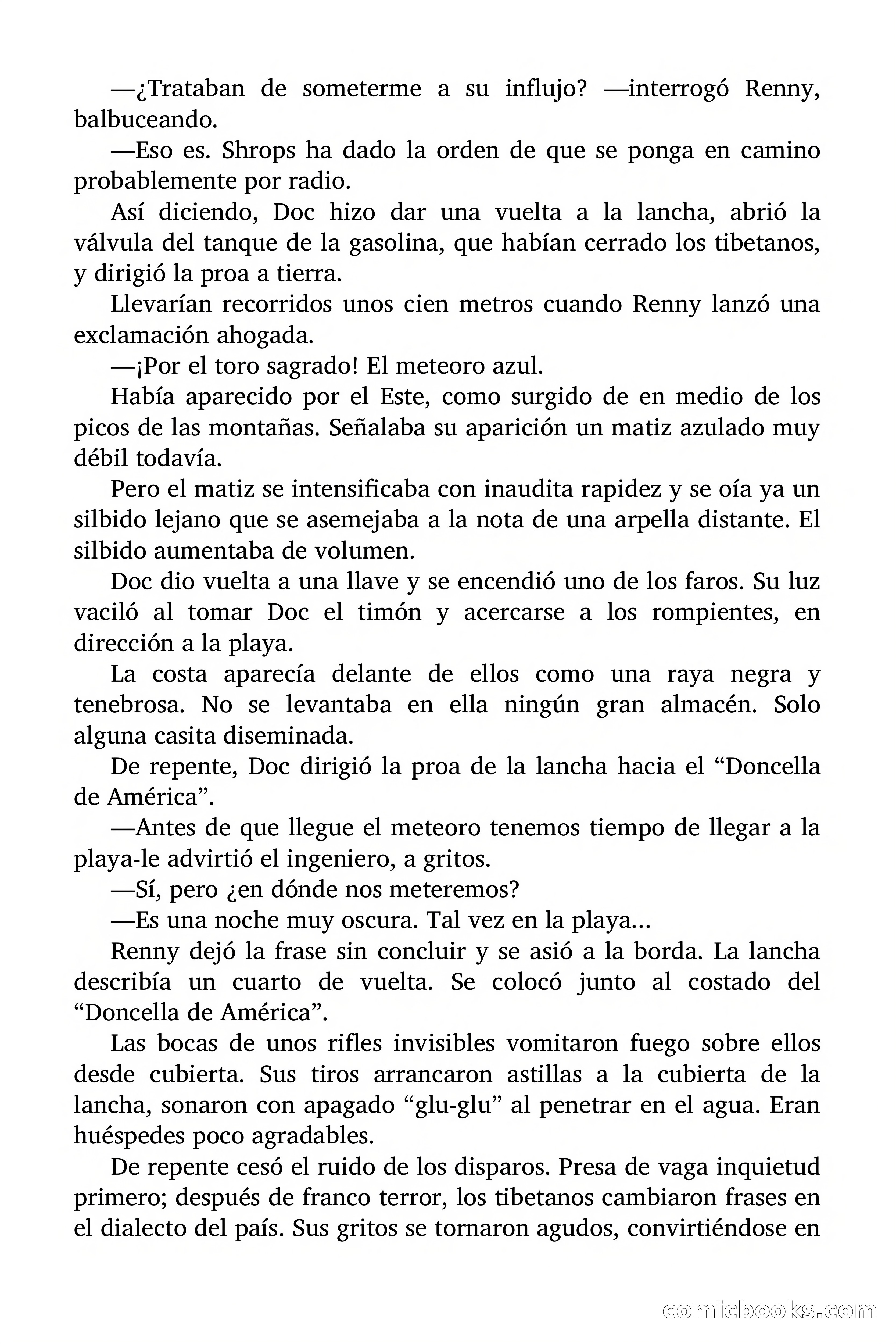 Doc Savage Magazine, 'Locura Azul' — page 64 of 175