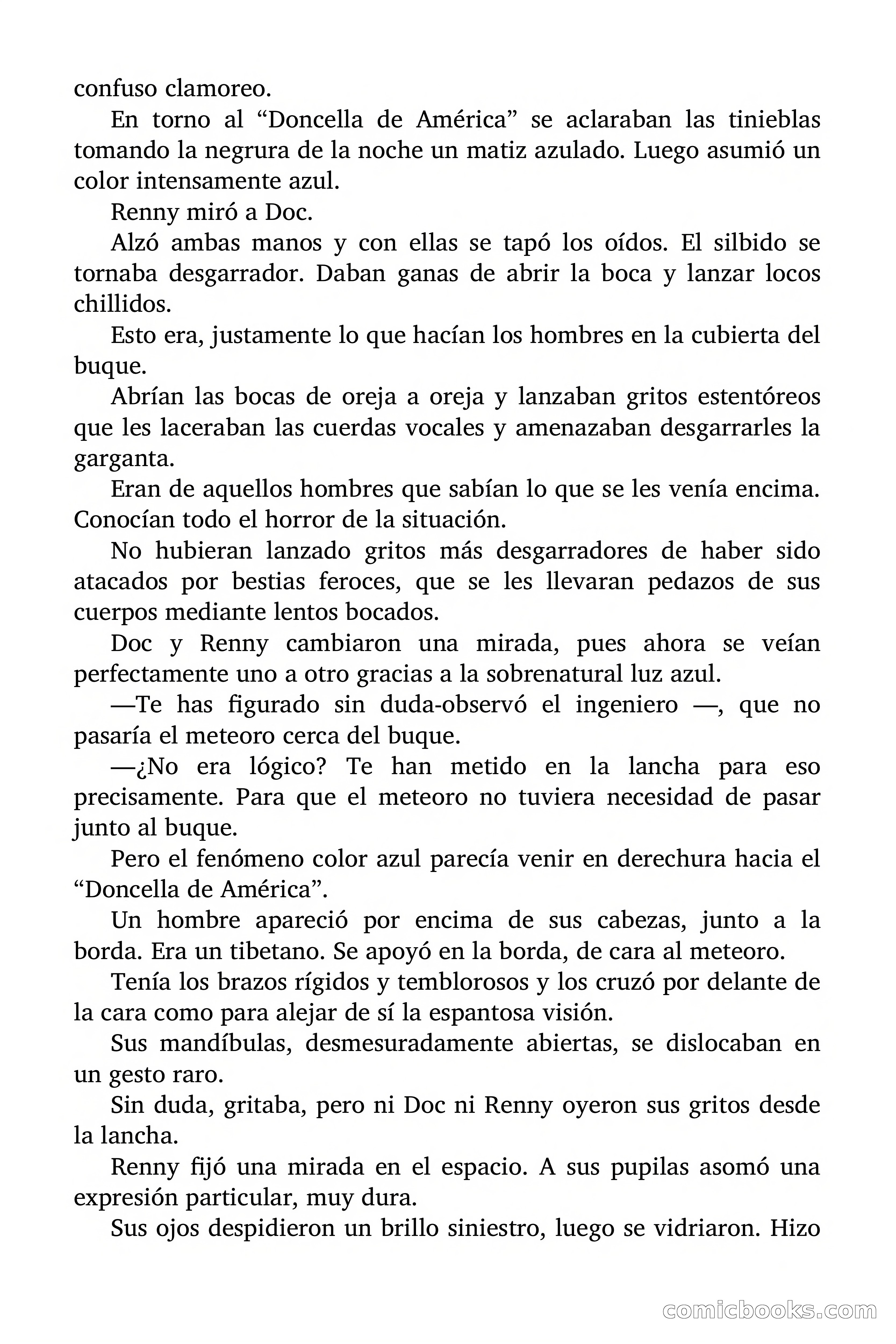 Doc Savage Magazine, 'Locura Azul' — page 65 of 175