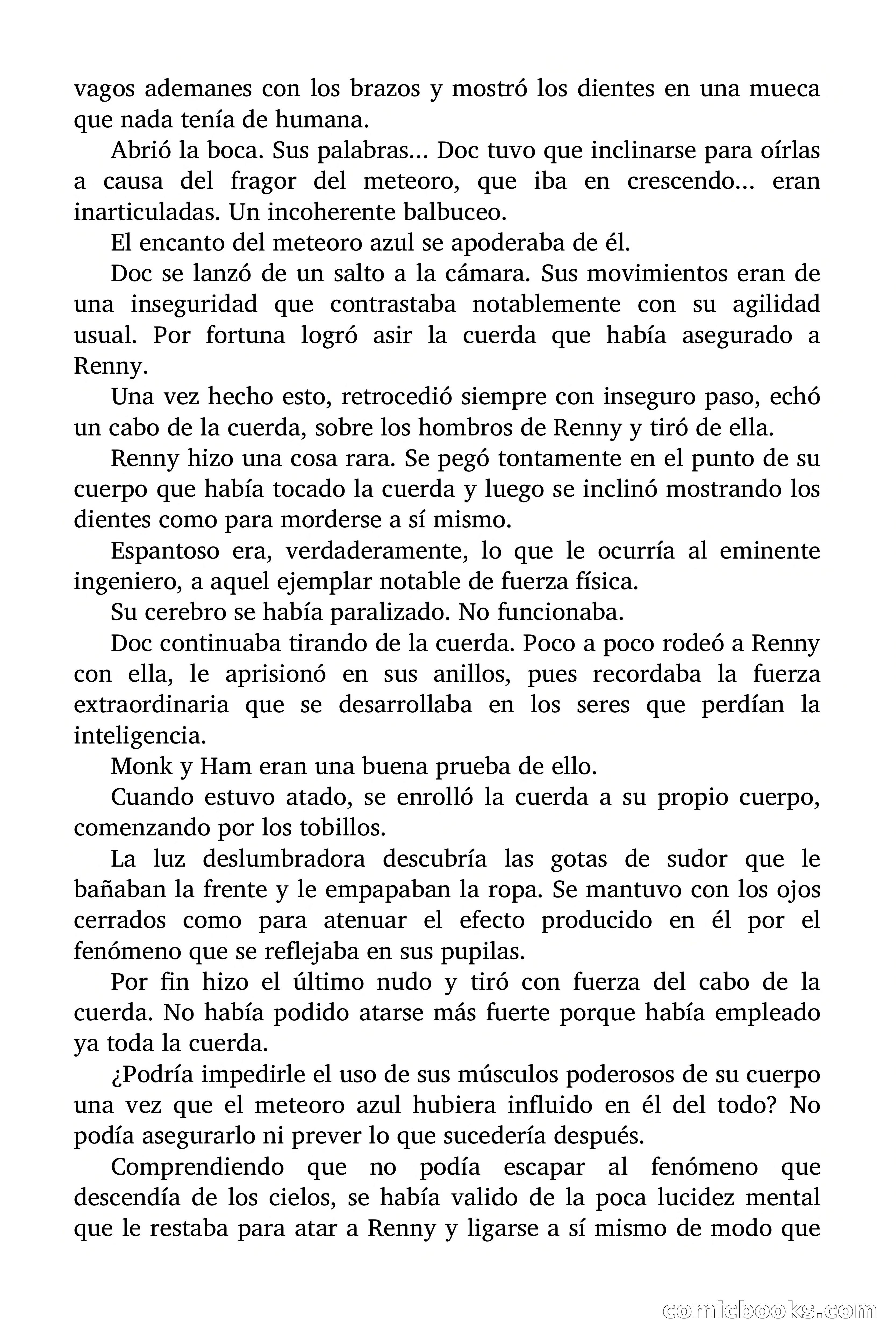 Doc Savage Magazine, 'Locura Azul' — page 66 of 175