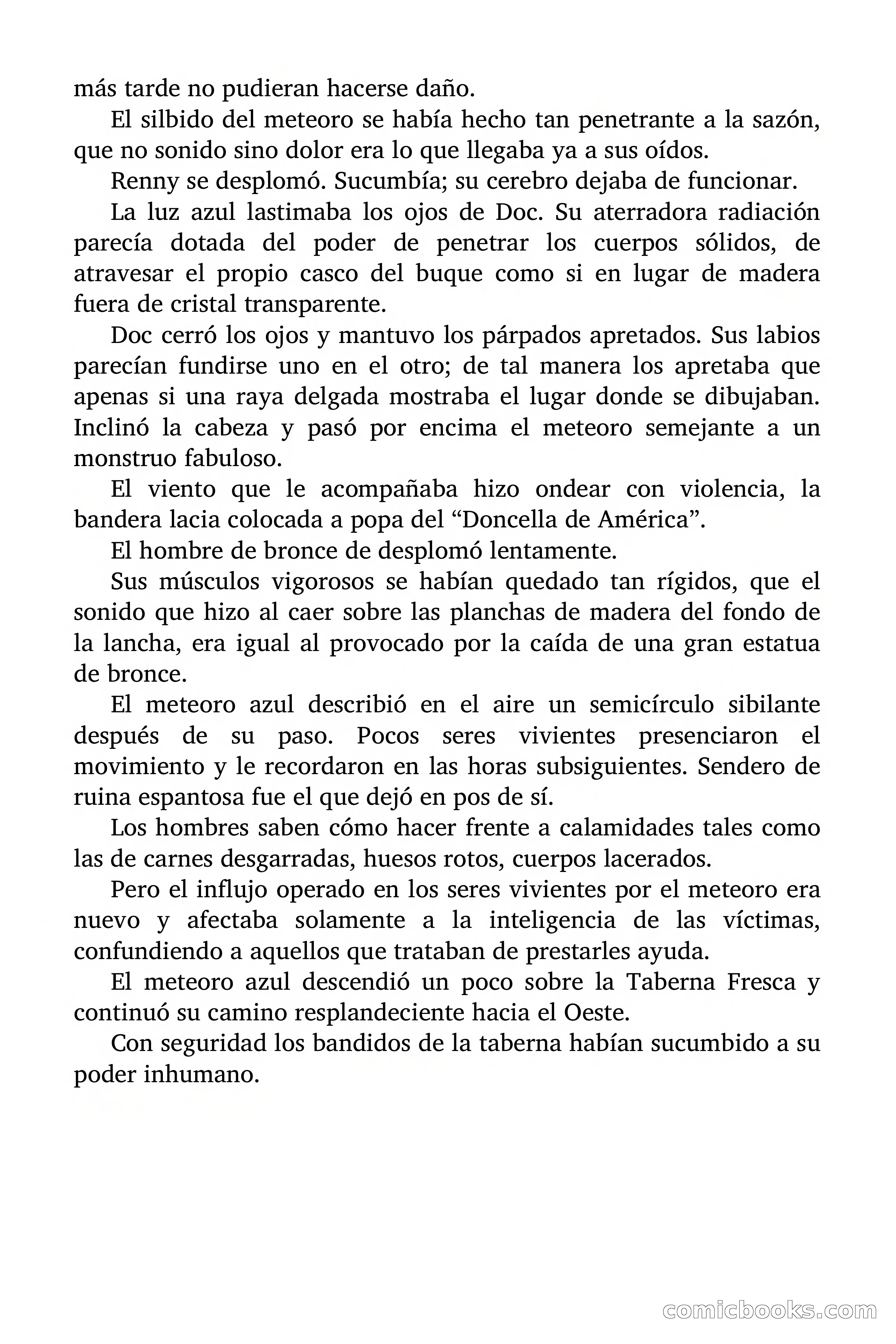Doc Savage Magazine, 'Locura Azul' — page 67 of 175