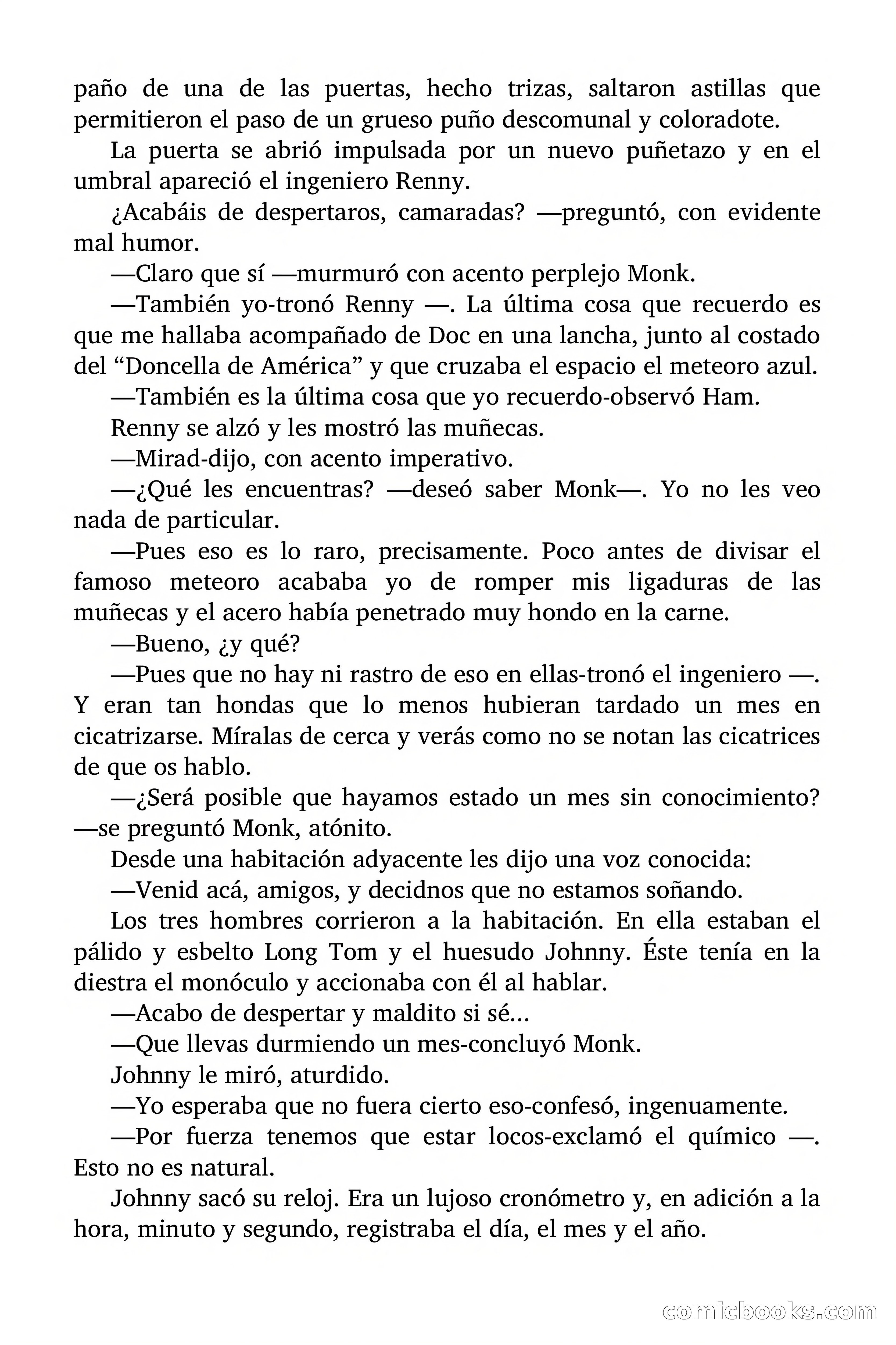 Doc Savage Magazine, 'Locura Azul' — page 70 of 175