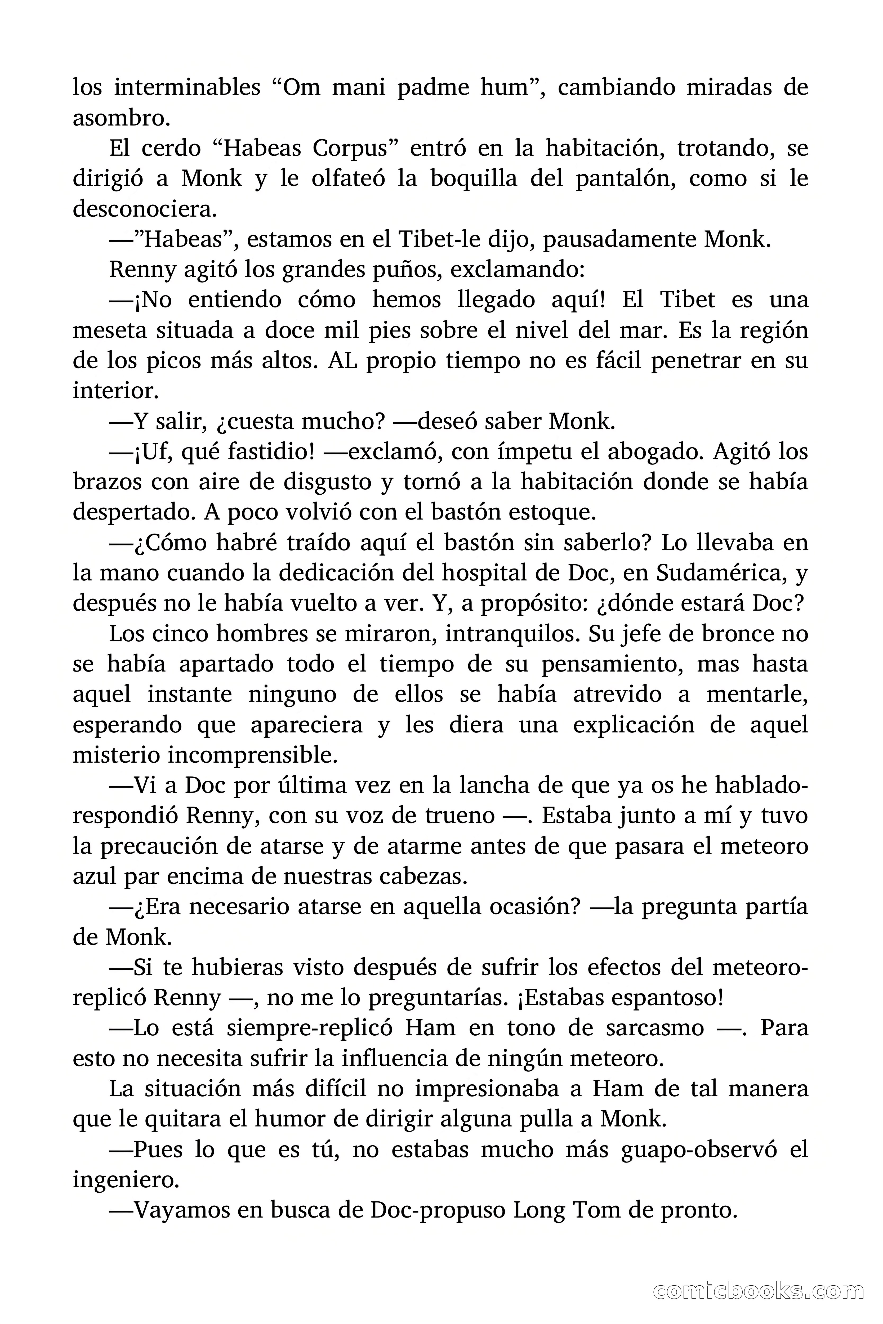 Doc Savage Magazine, 'Locura Azul' — page 72 of 175