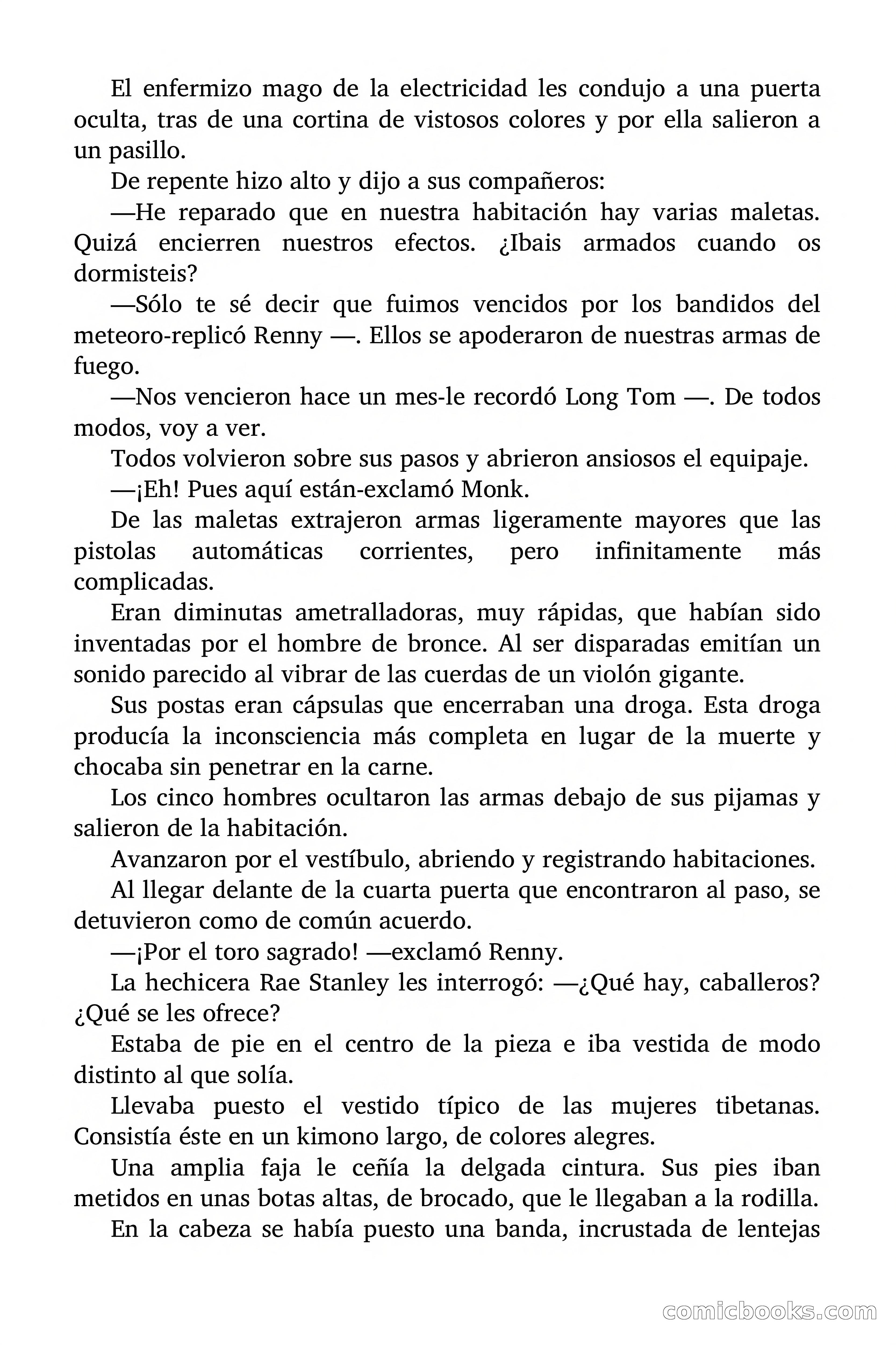 Doc Savage Magazine, 'Locura Azul' — page 73 of 175