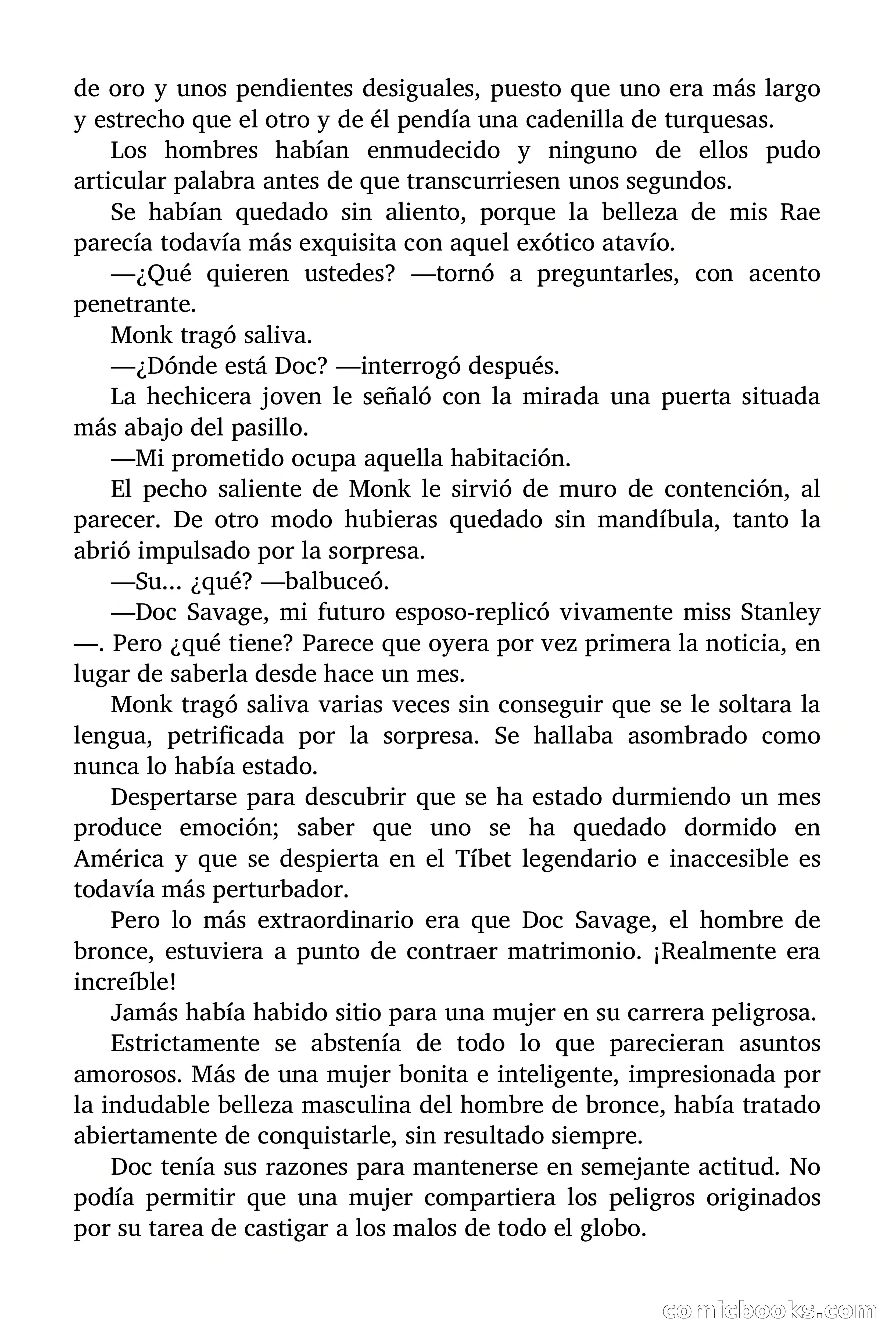 Doc Savage Magazine, 'Locura Azul' — page 74 of 175