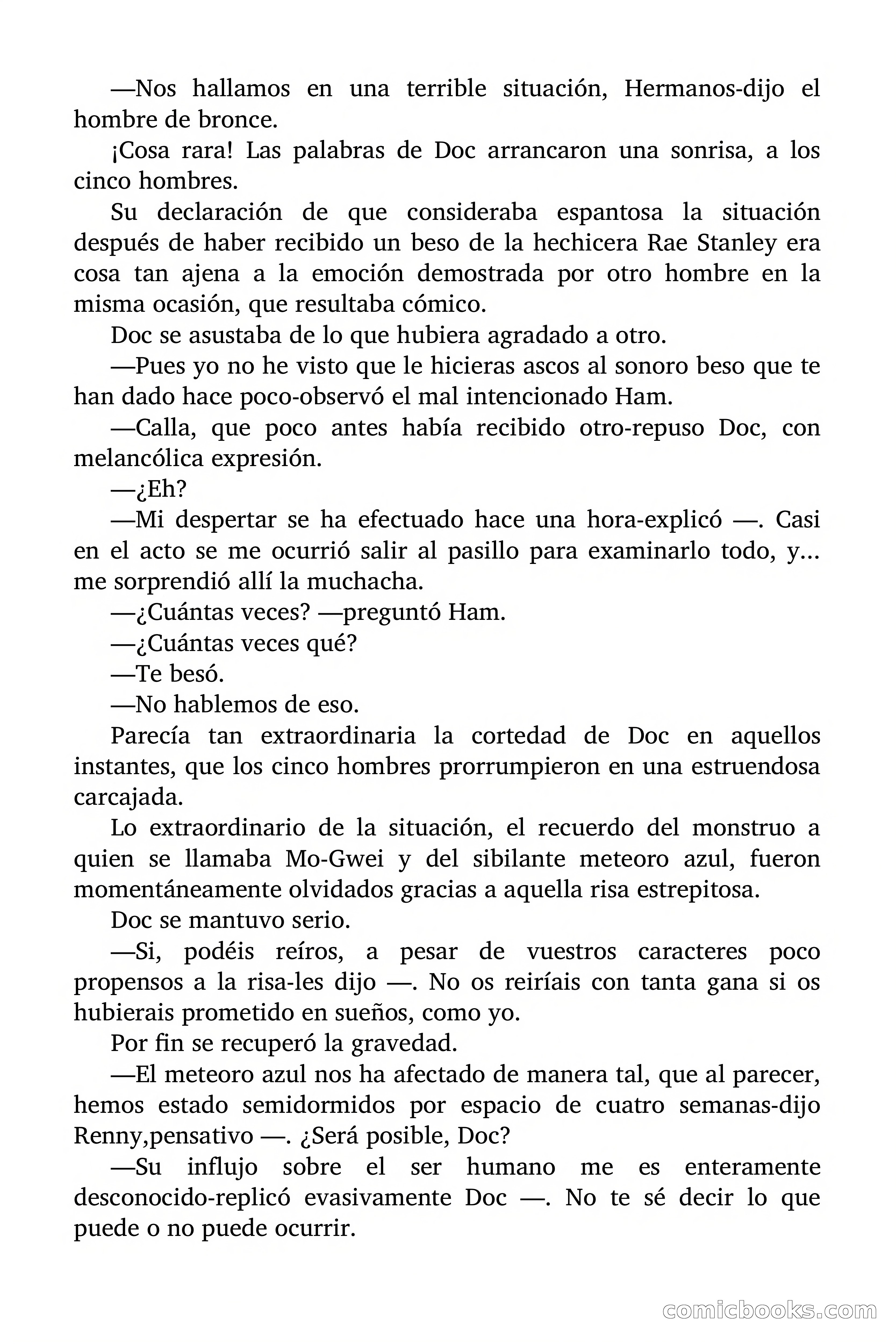 Doc Savage Magazine, 'Locura Azul' — page 78 of 175