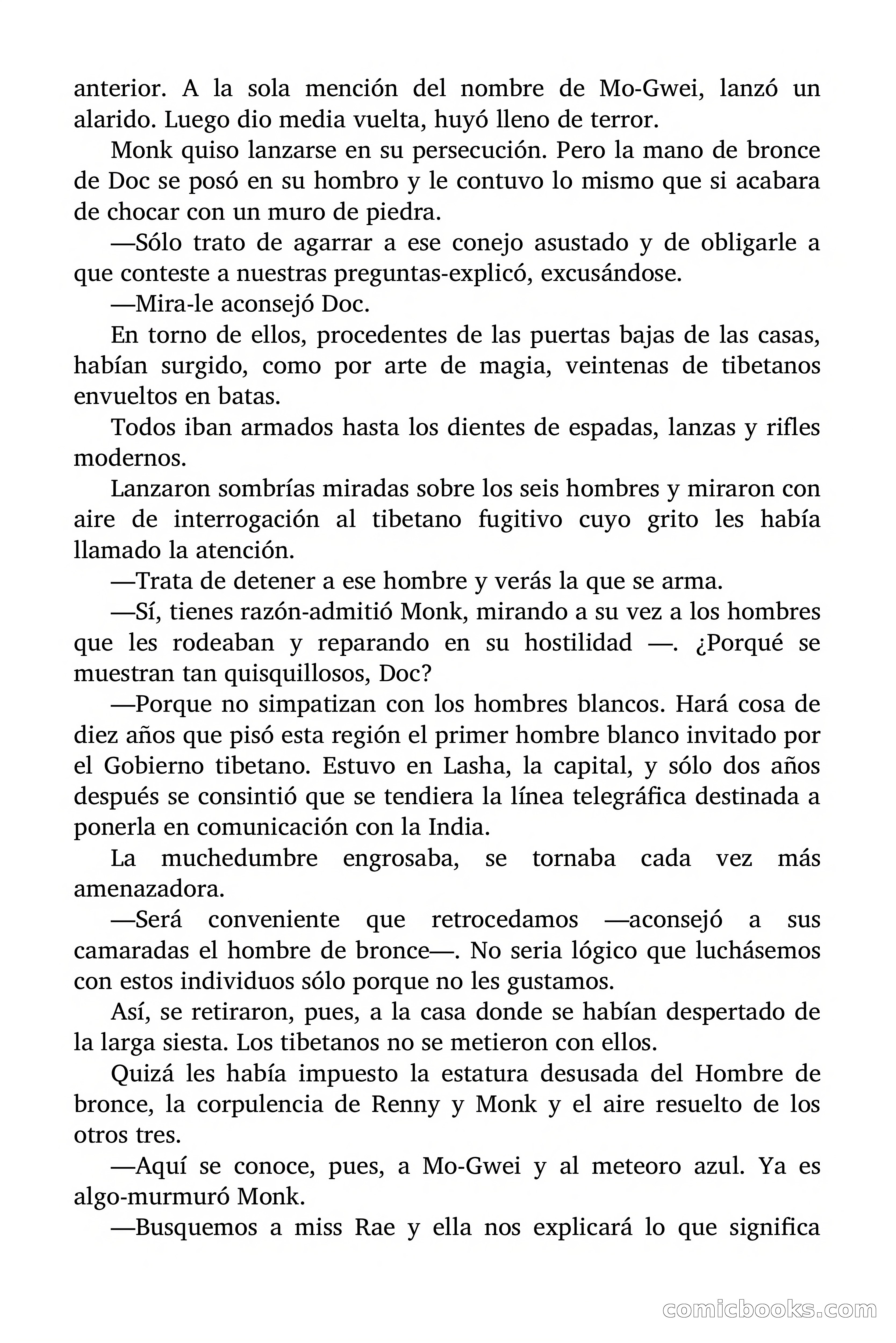 Doc Savage Magazine, 'Locura Azul' — page 81 of 175