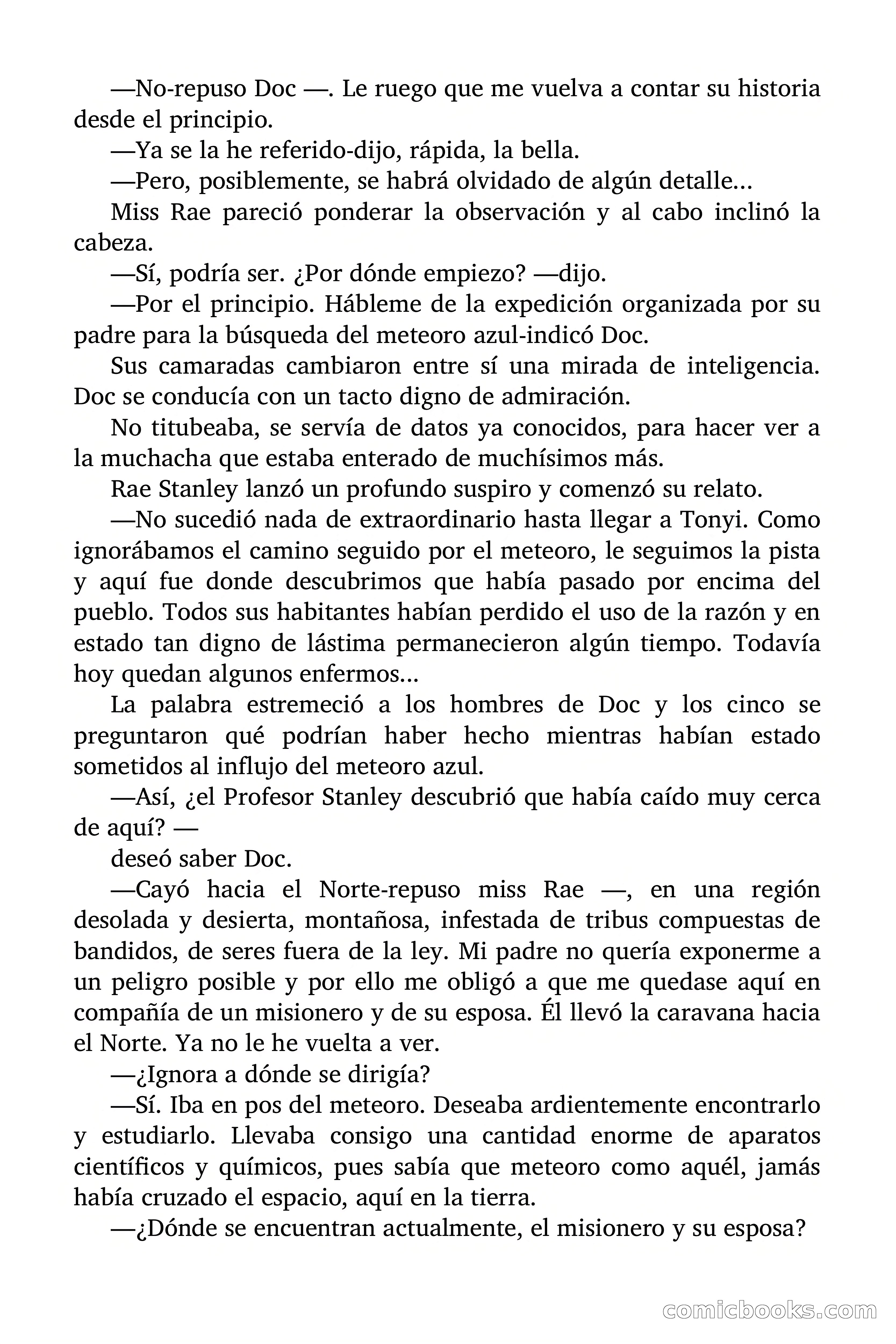 Doc Savage Magazine, 'Locura Azul' — page 83 of 175