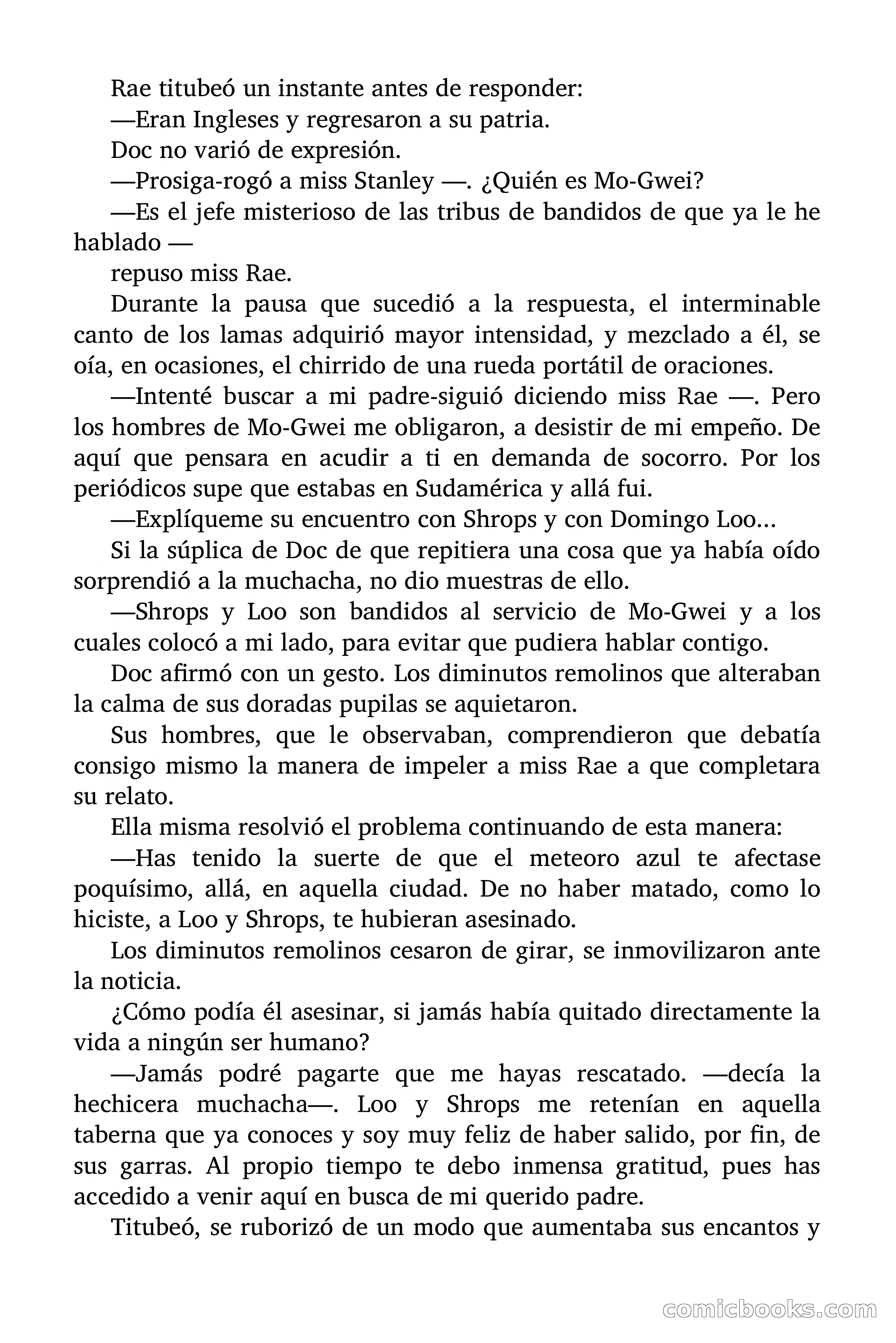 Doc Savage Magazine, 'Locura Azul' — page 84 of 175