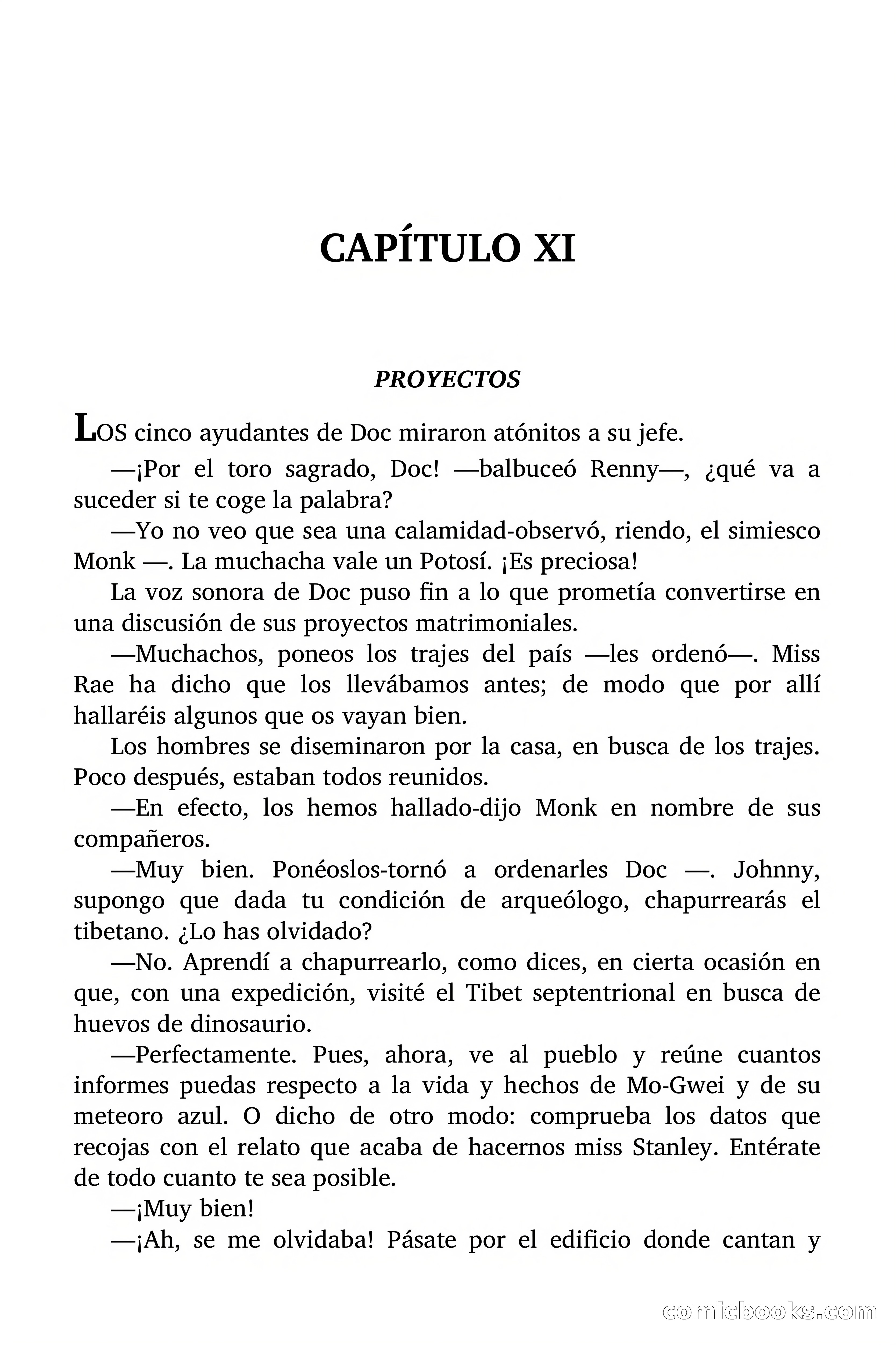 Doc Savage Magazine, 'Locura Azul' — page 87 of 175