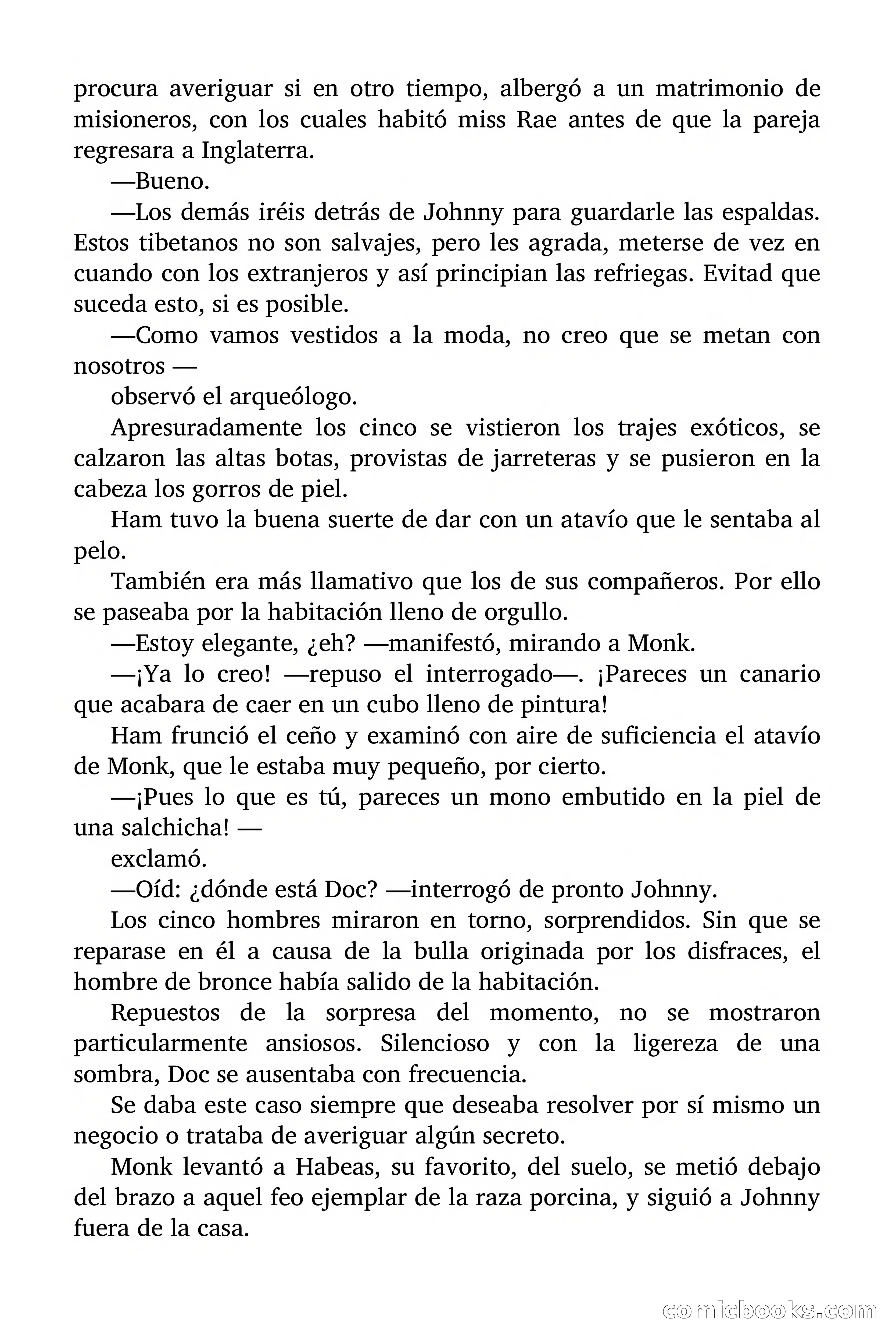 Doc Savage Magazine, 'Locura Azul' — page 88 of 175