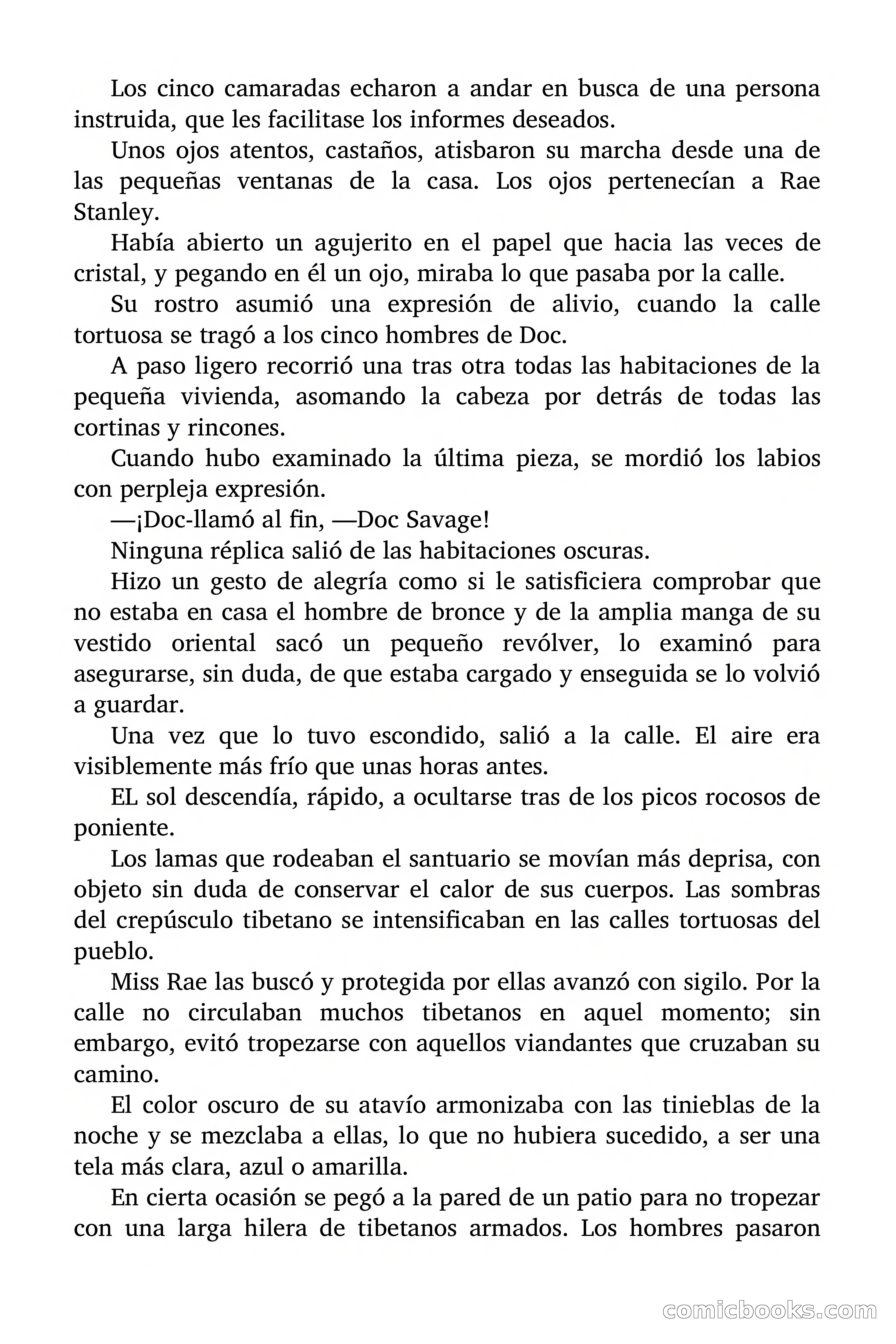 Doc Savage Magazine, 'Locura Azul' — page 89 of 175