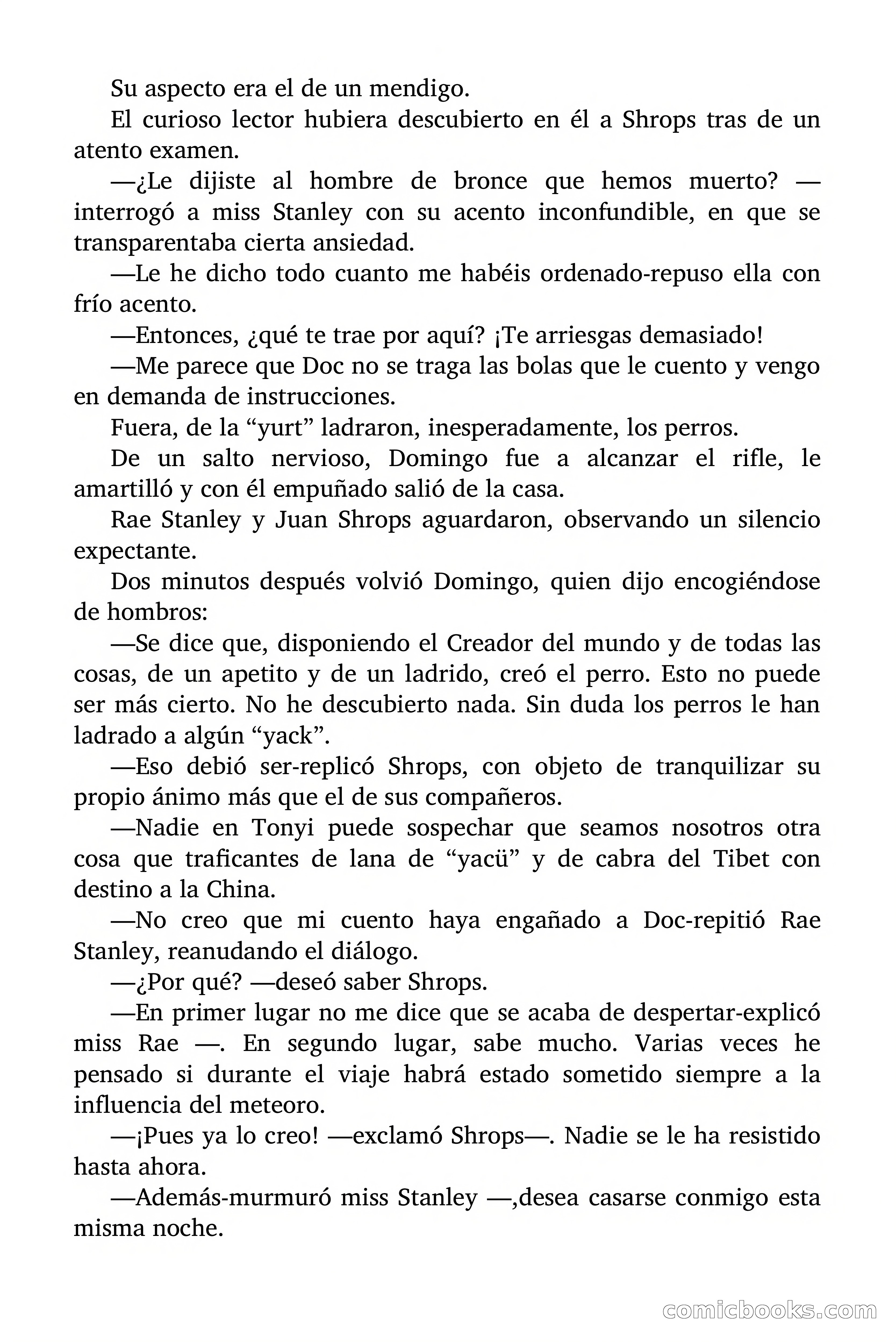 Doc Savage Magazine, 'Locura Azul' — page 91 of 175