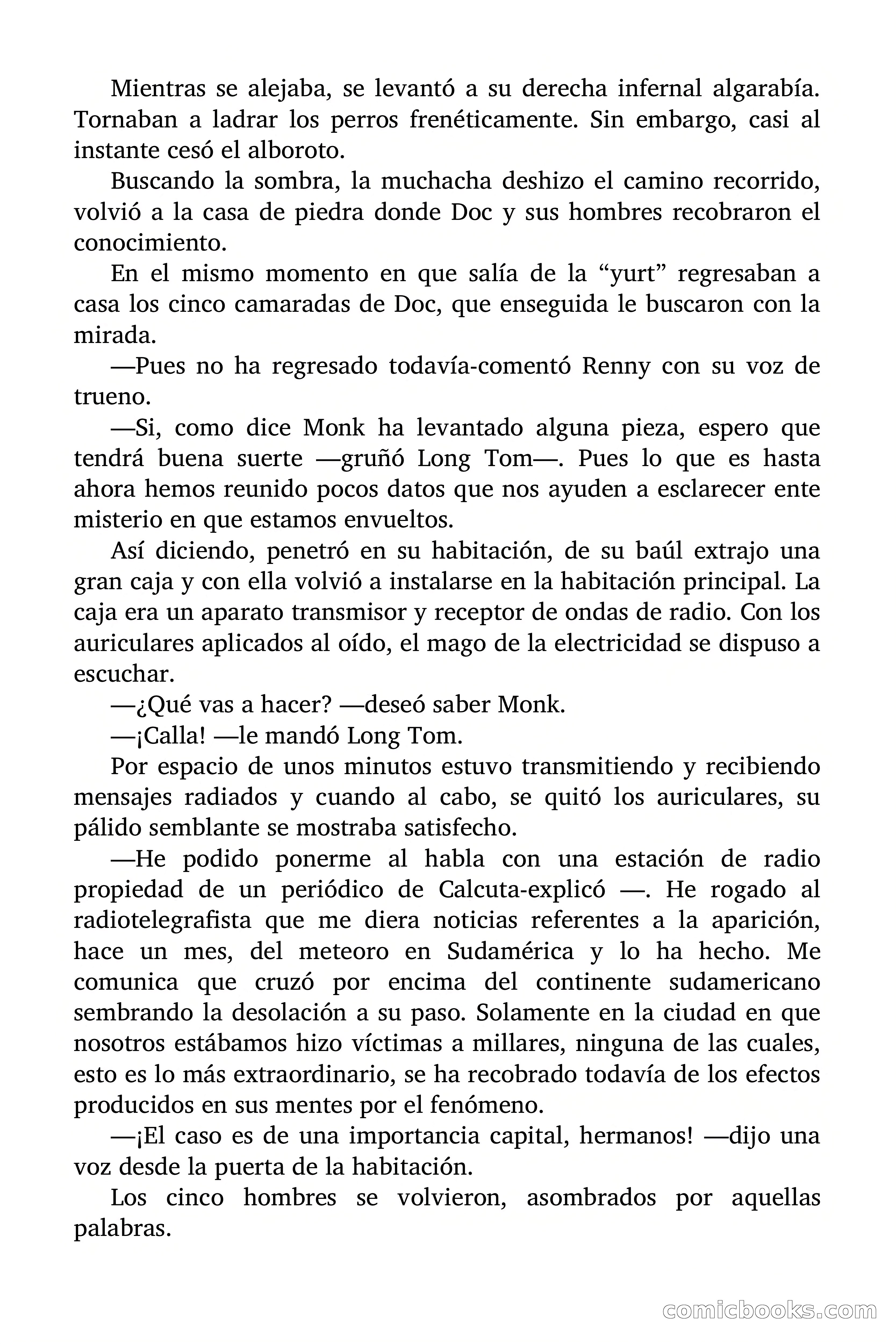 Doc Savage Magazine, 'Locura Azul' — page 93 of 175