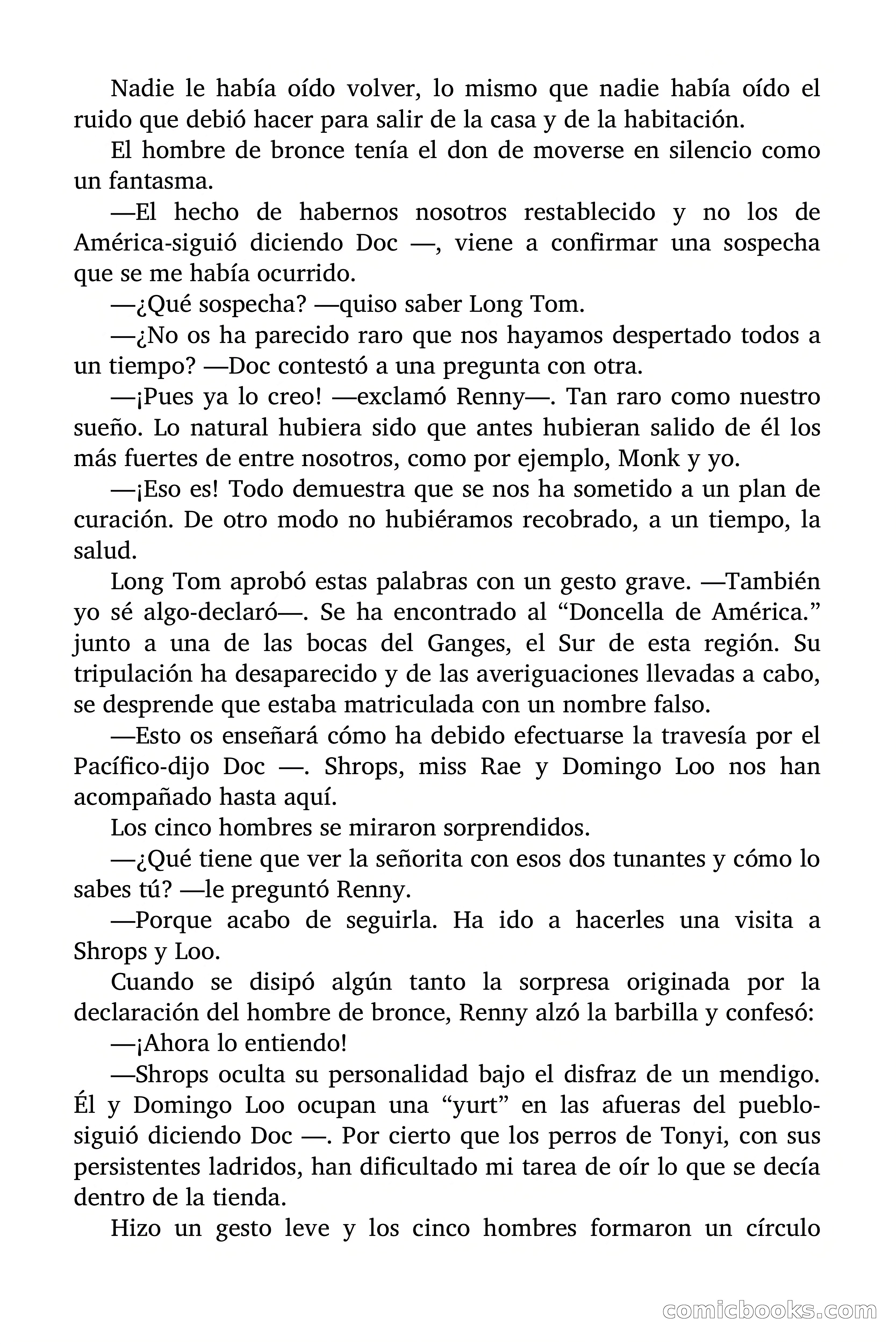 Doc Savage Magazine, 'Locura Azul' — page 94 of 175