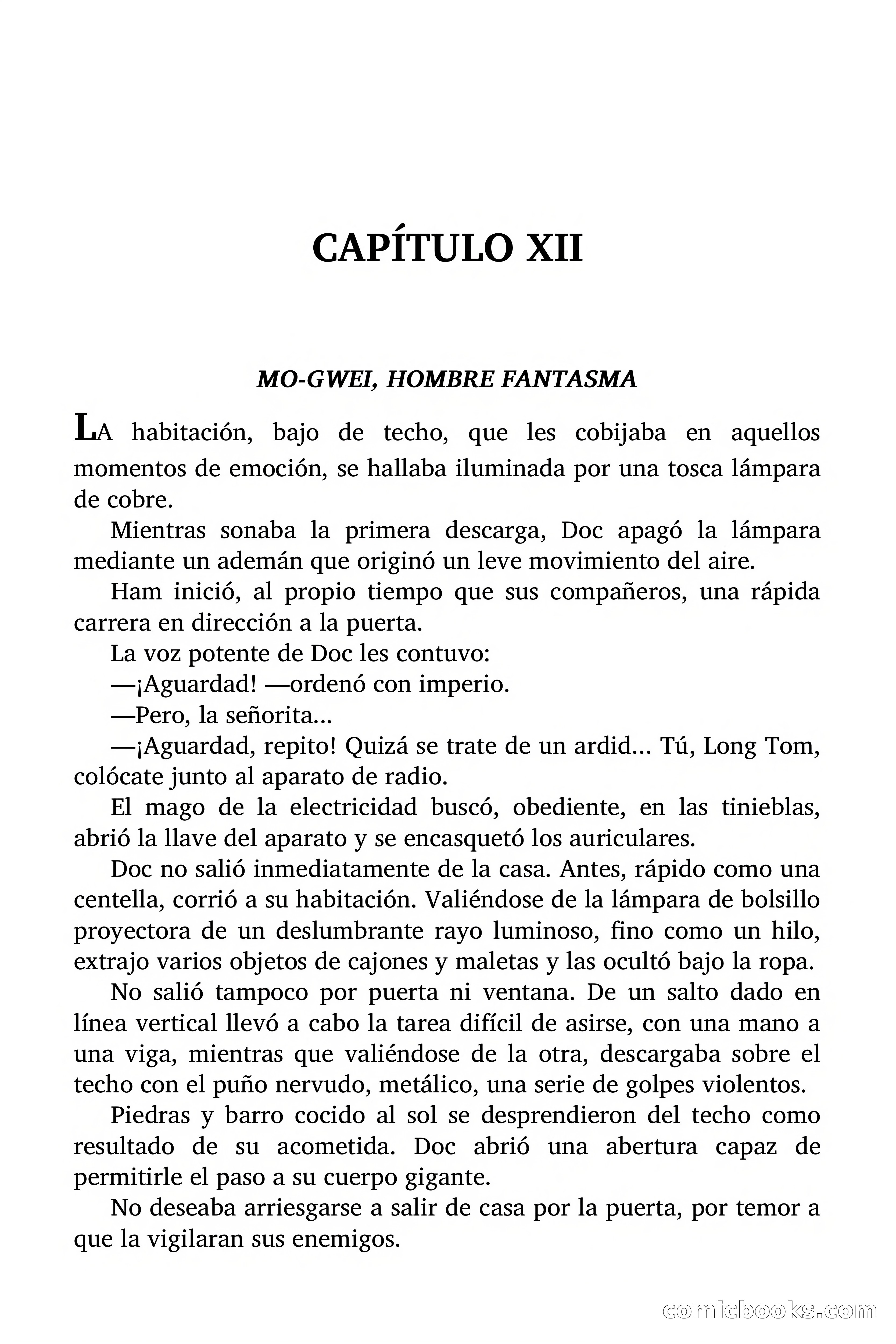 Doc Savage Magazine, 'Locura Azul' — page 97 of 175