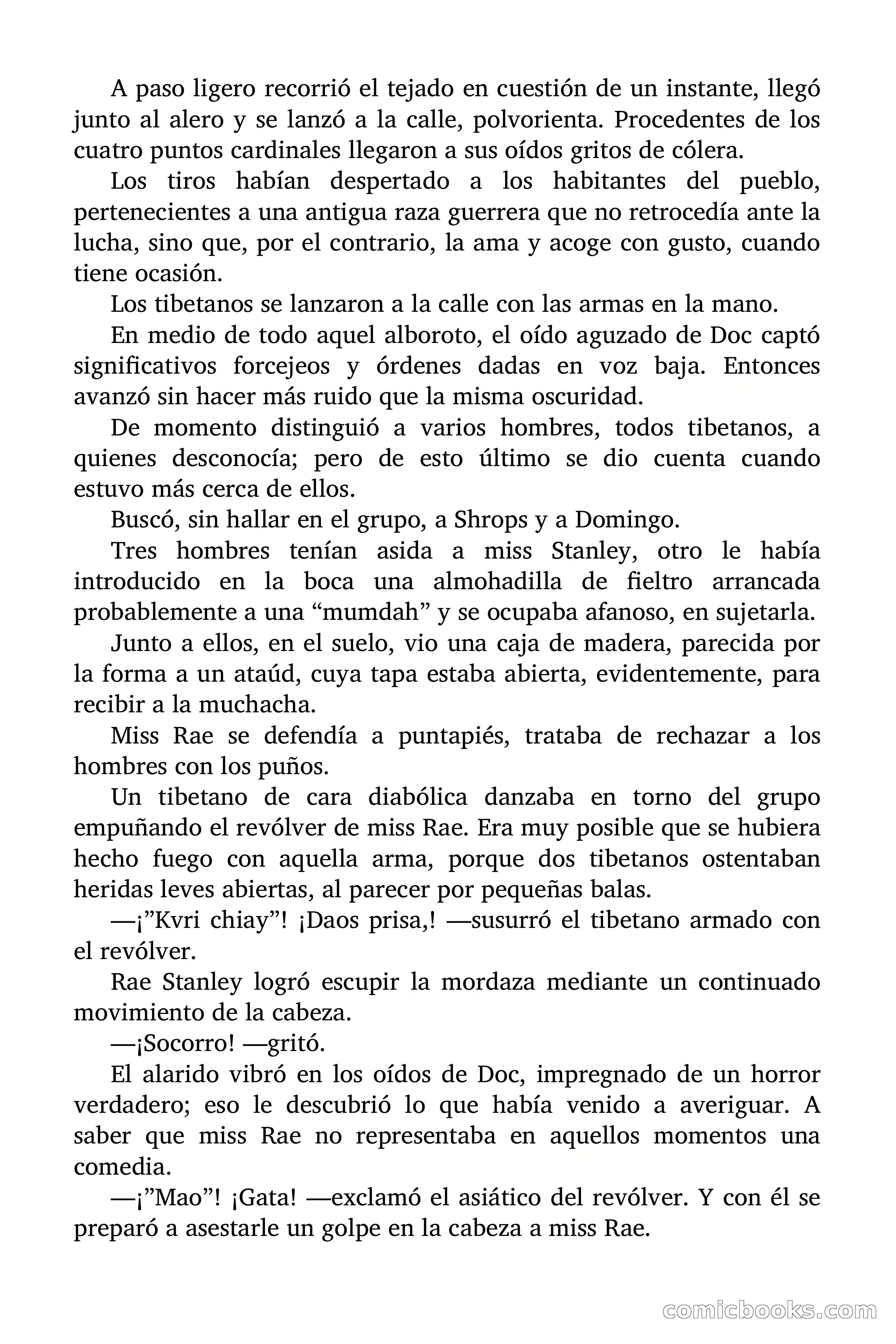 Doc Savage Magazine, 'Locura Azul' — page 98 of 175