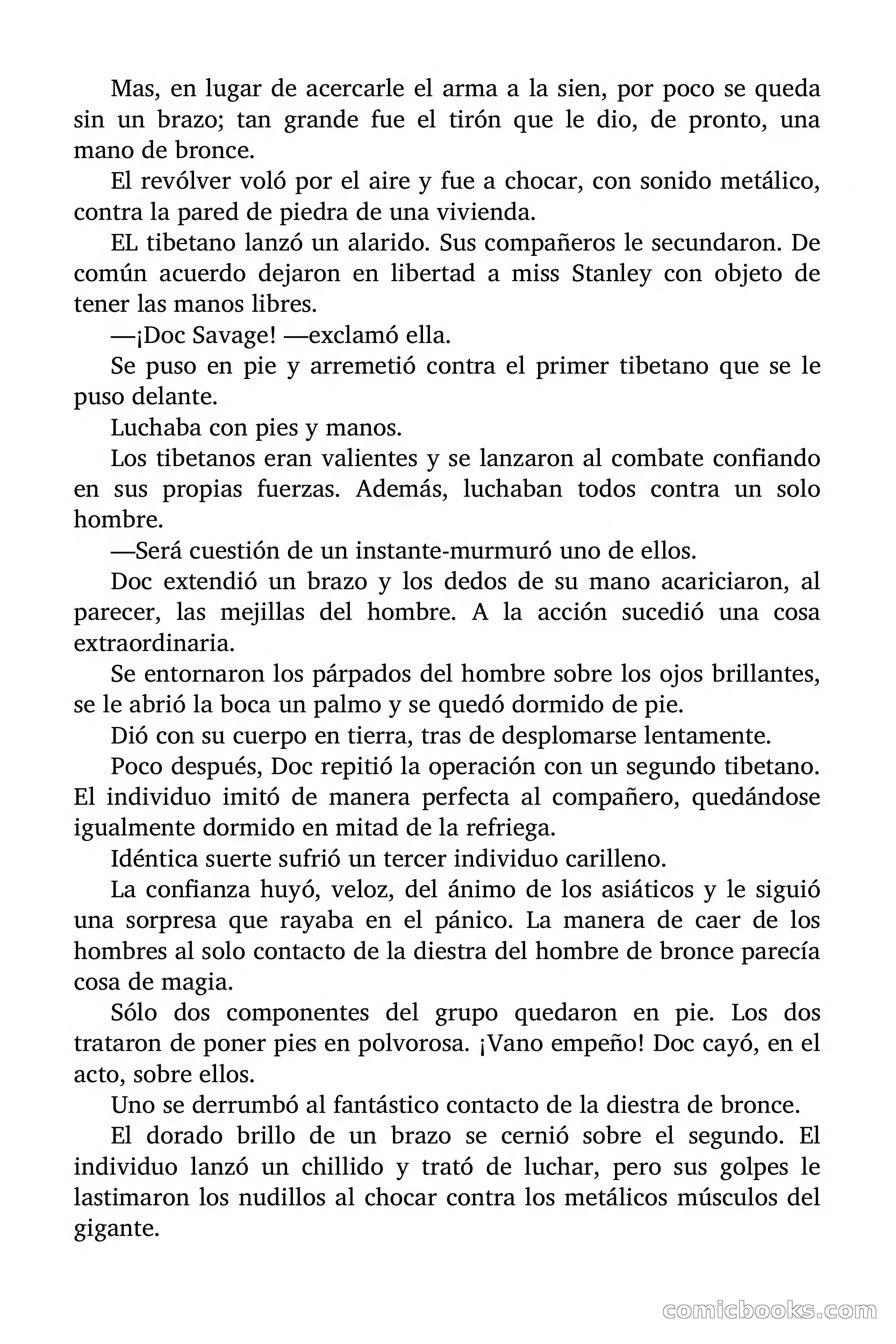 Doc Savage Magazine, 'Locura Azul' — page 99 of 175