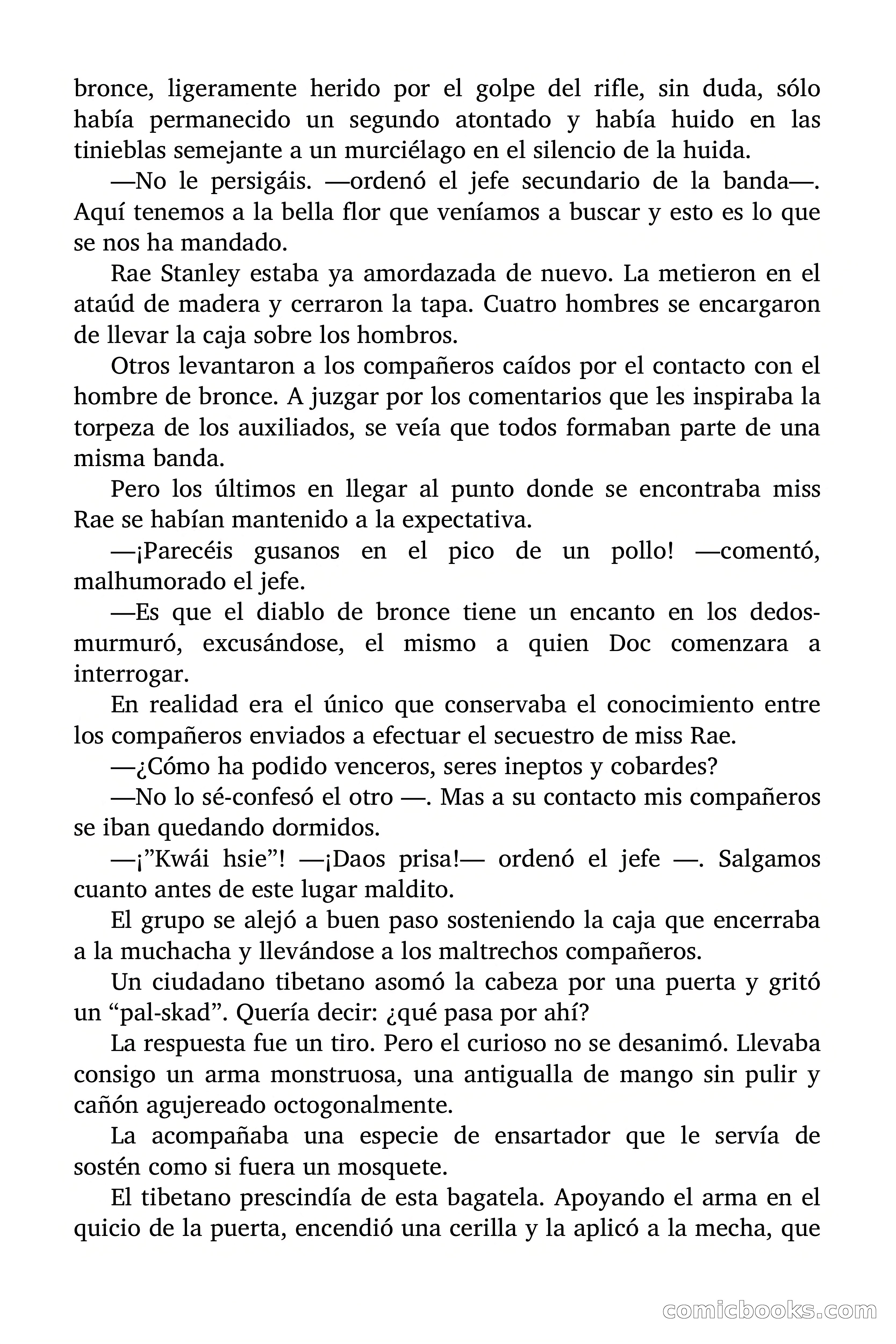 Doc Savage Magazine, 'Locura Azul' — page 101 of 175