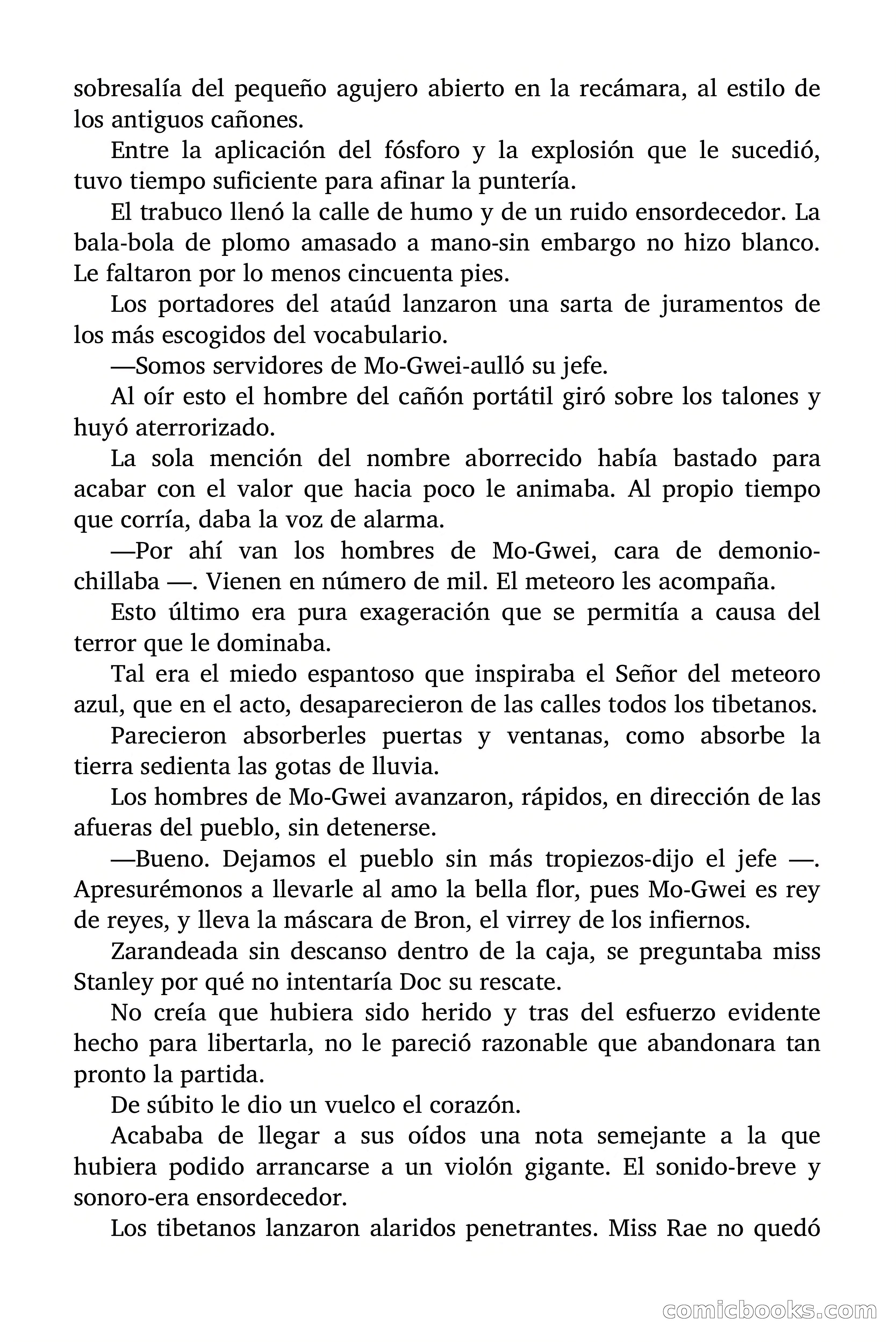 Doc Savage Magazine, 'Locura Azul' — page 102 of 175
