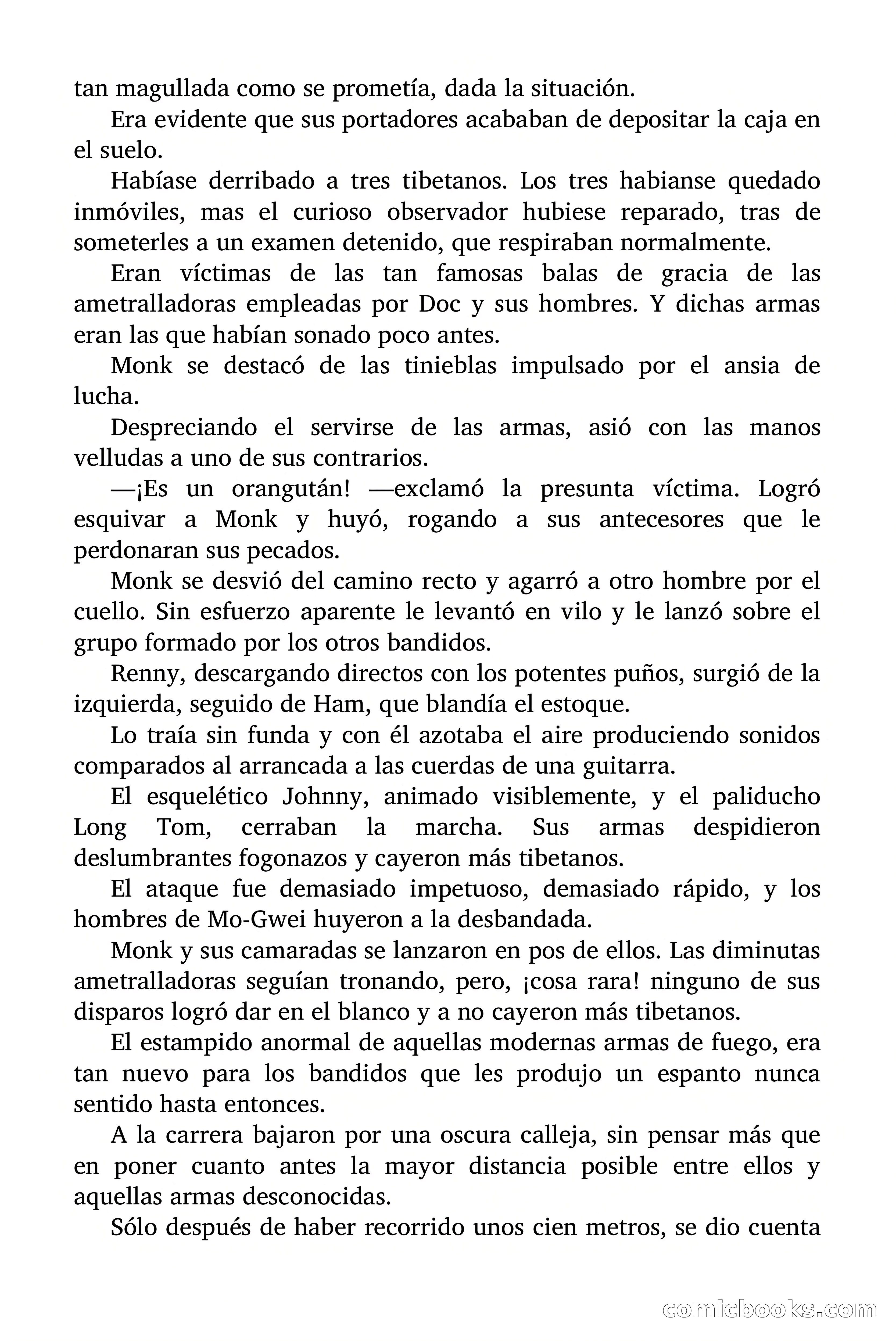 Doc Savage Magazine, 'Locura Azul' — page 103 of 175