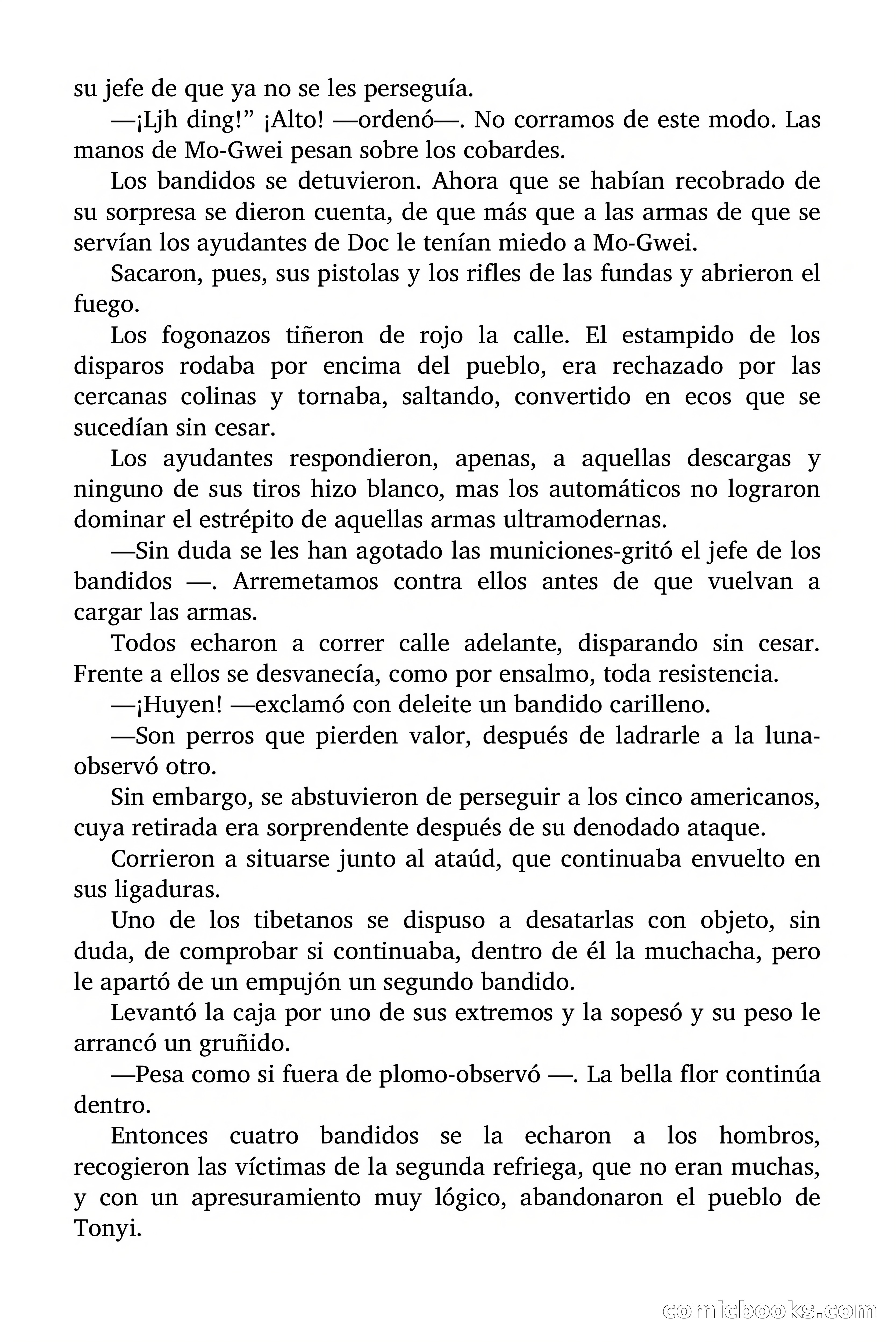 Doc Savage Magazine, 'Locura Azul' — page 104 of 175