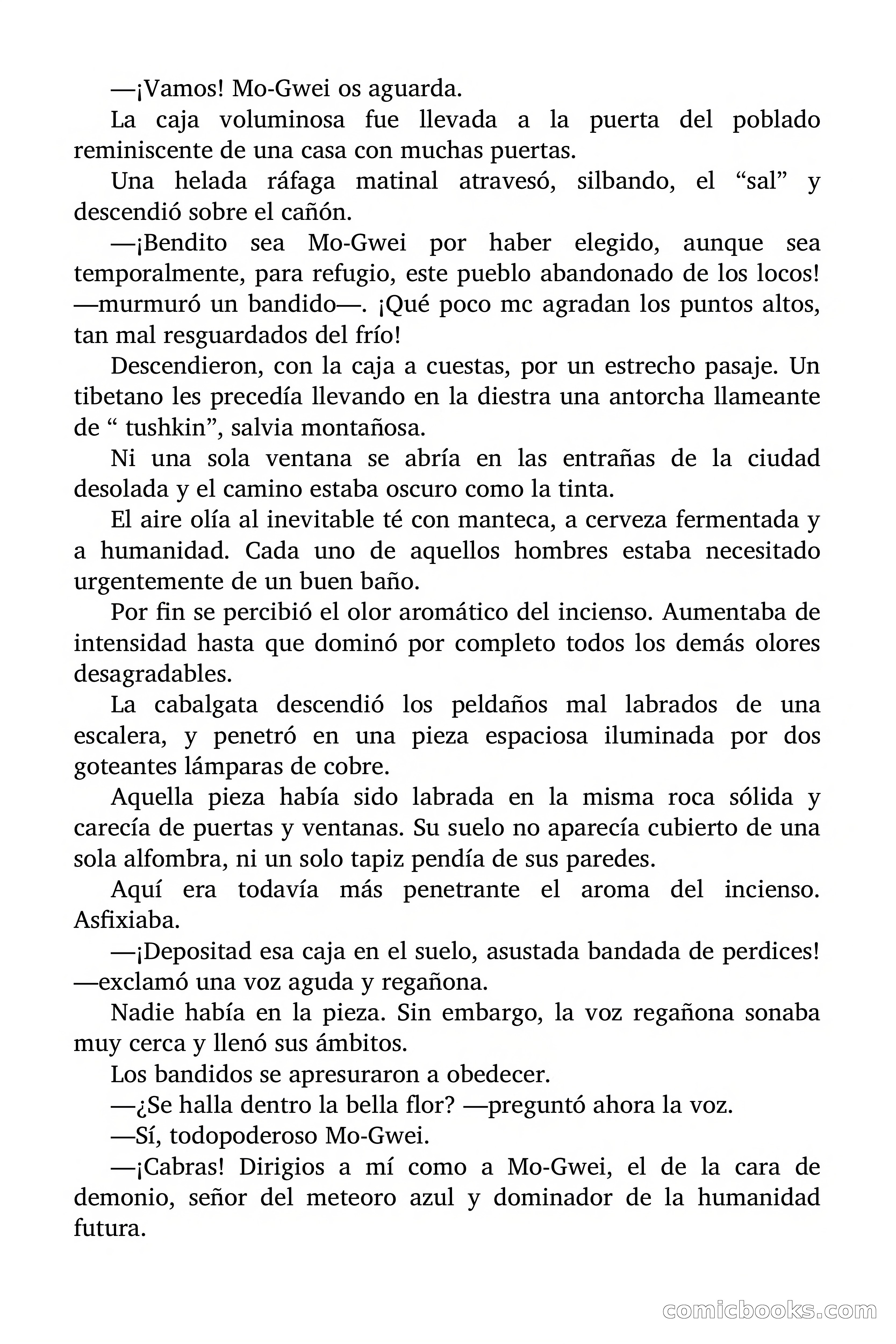 Doc Savage Magazine, 'Locura Azul' — page 108 of 175