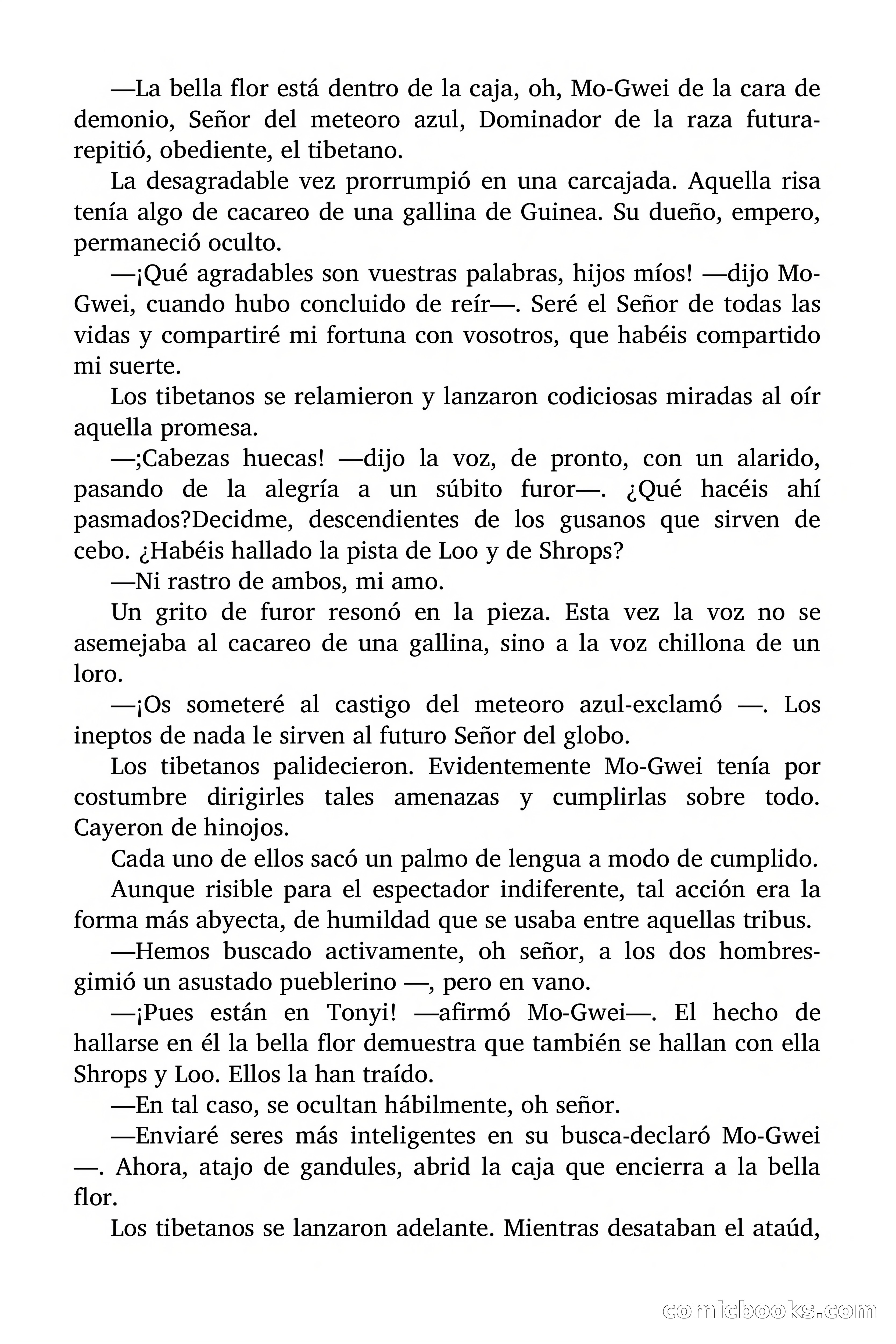 Doc Savage Magazine, 'Locura Azul' — page 109 of 175