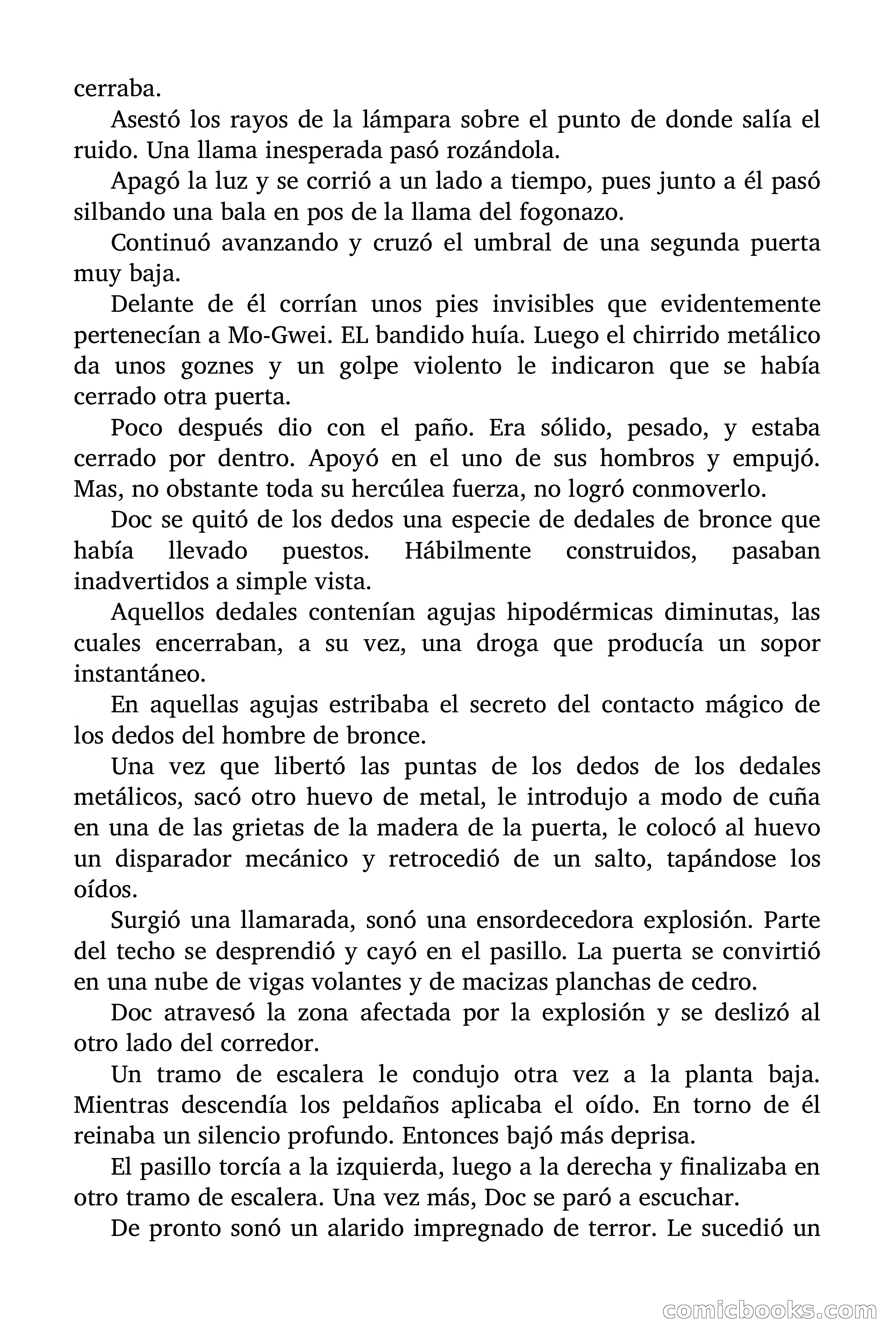 Doc Savage Magazine, 'Locura Azul' — page 113 of 175