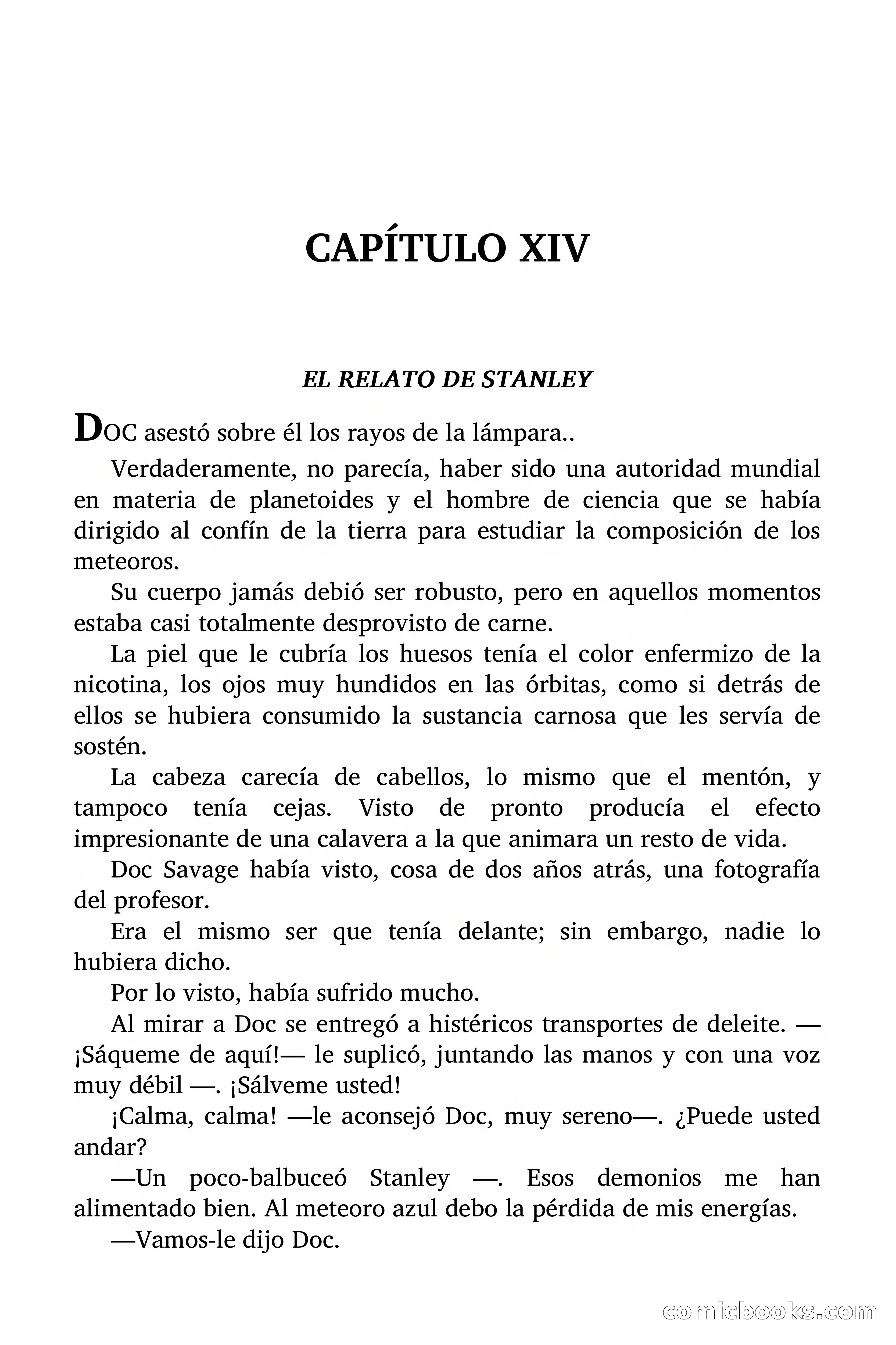 Doc Savage Magazine, 'Locura Azul' — page 116 of 175
