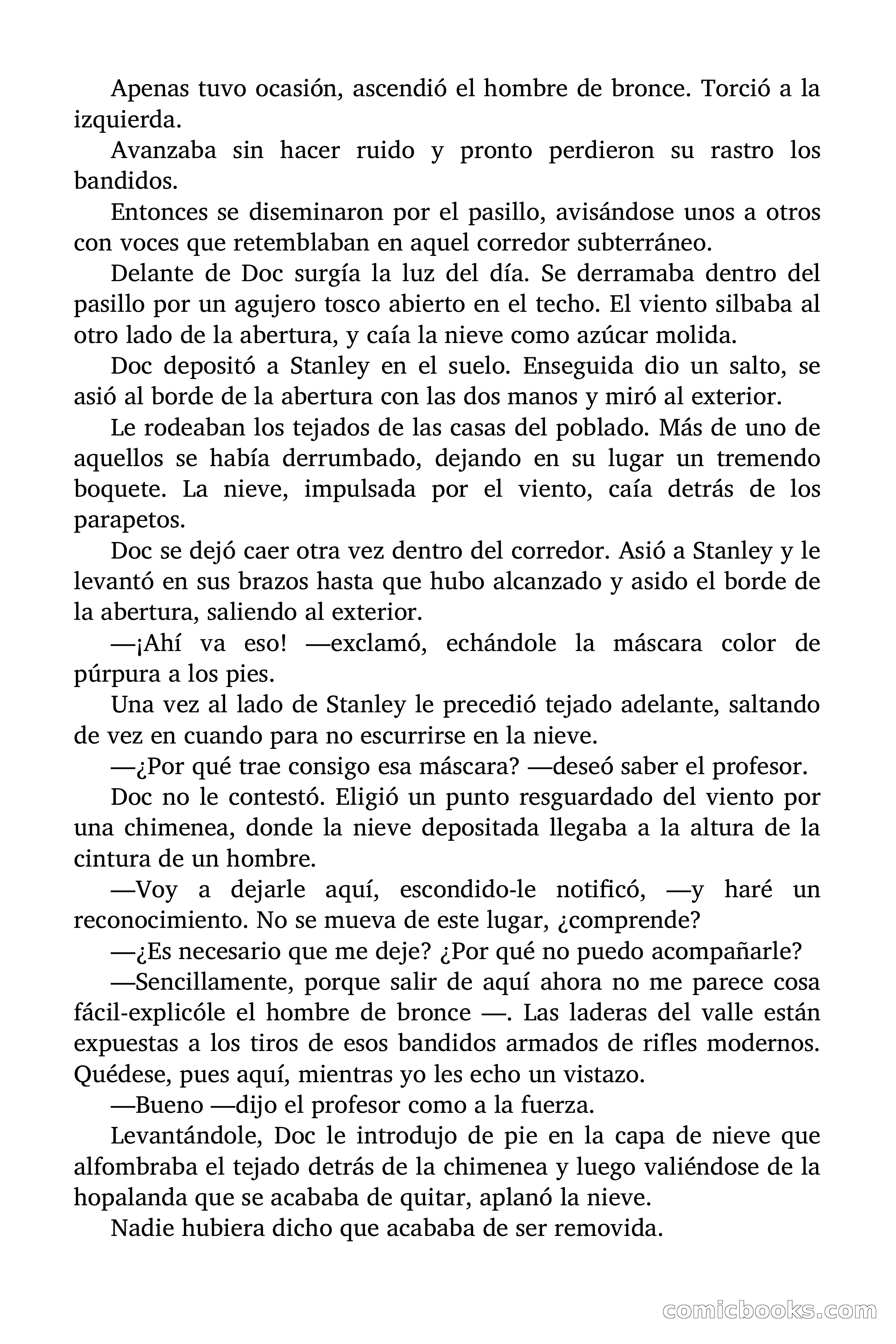 Doc Savage Magazine, 'Locura Azul' — page 119 of 175