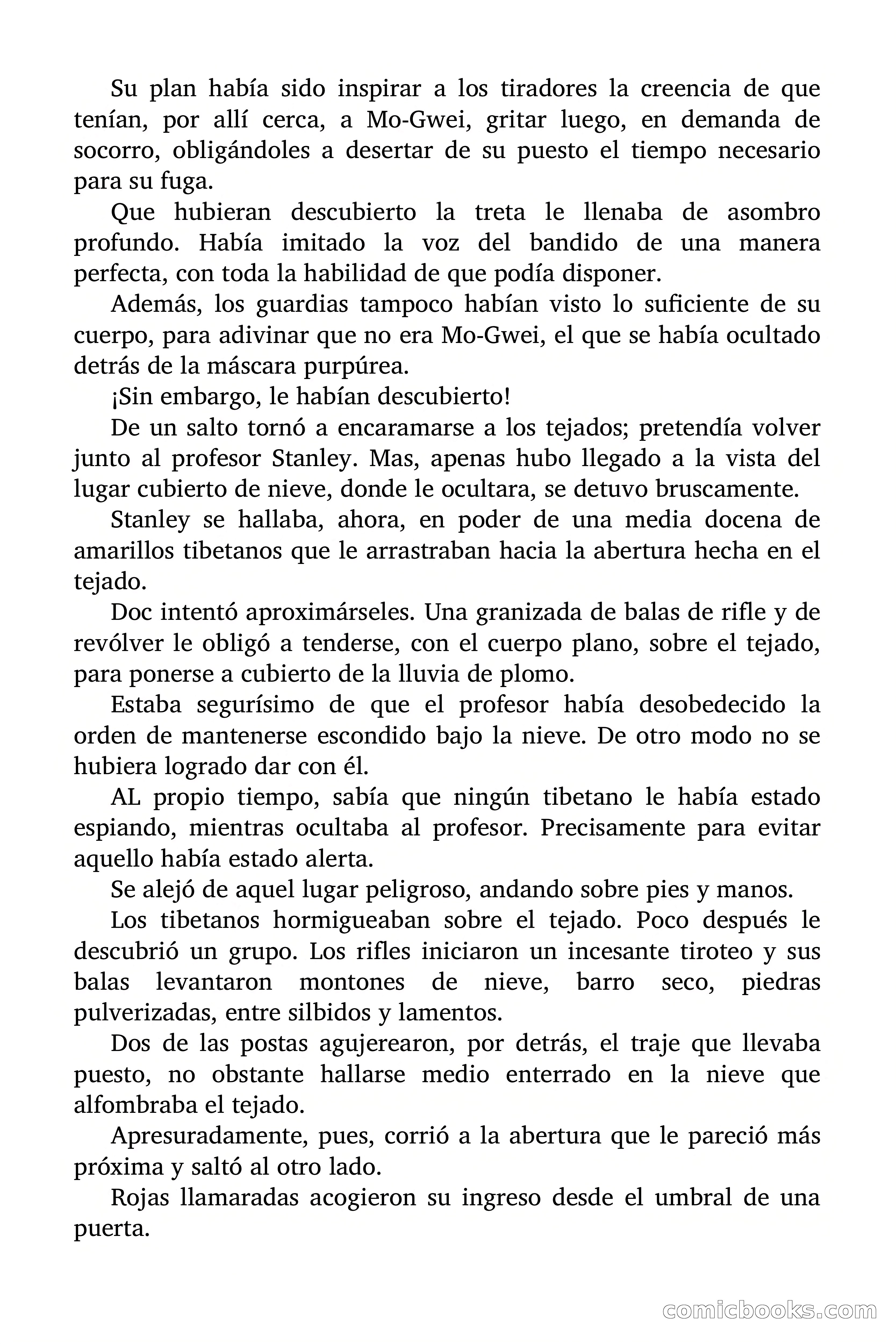 Doc Savage Magazine, 'Locura Azul' — page 121 of 175