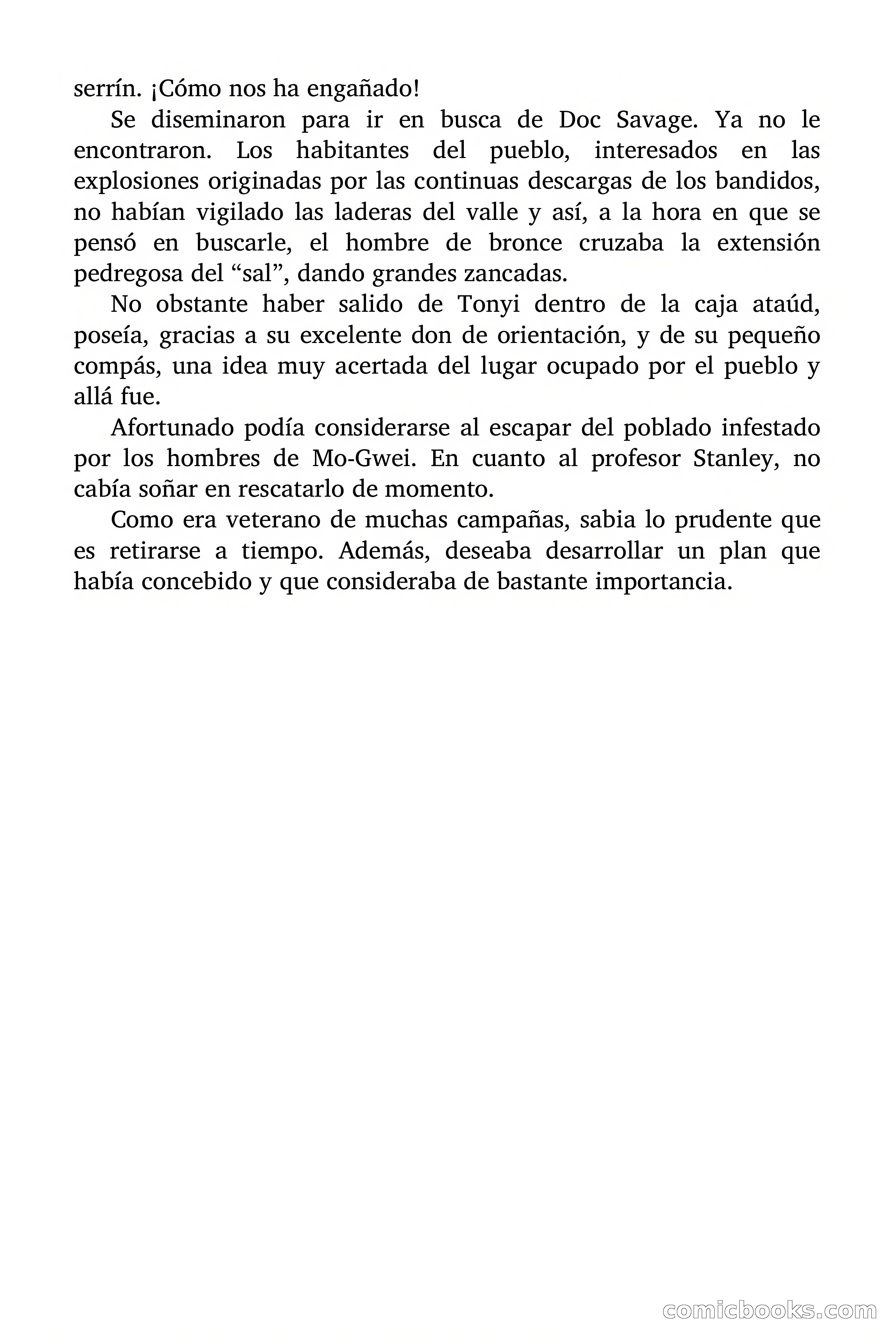 Doc Savage Magazine, 'Locura Azul' — page 123 of 175