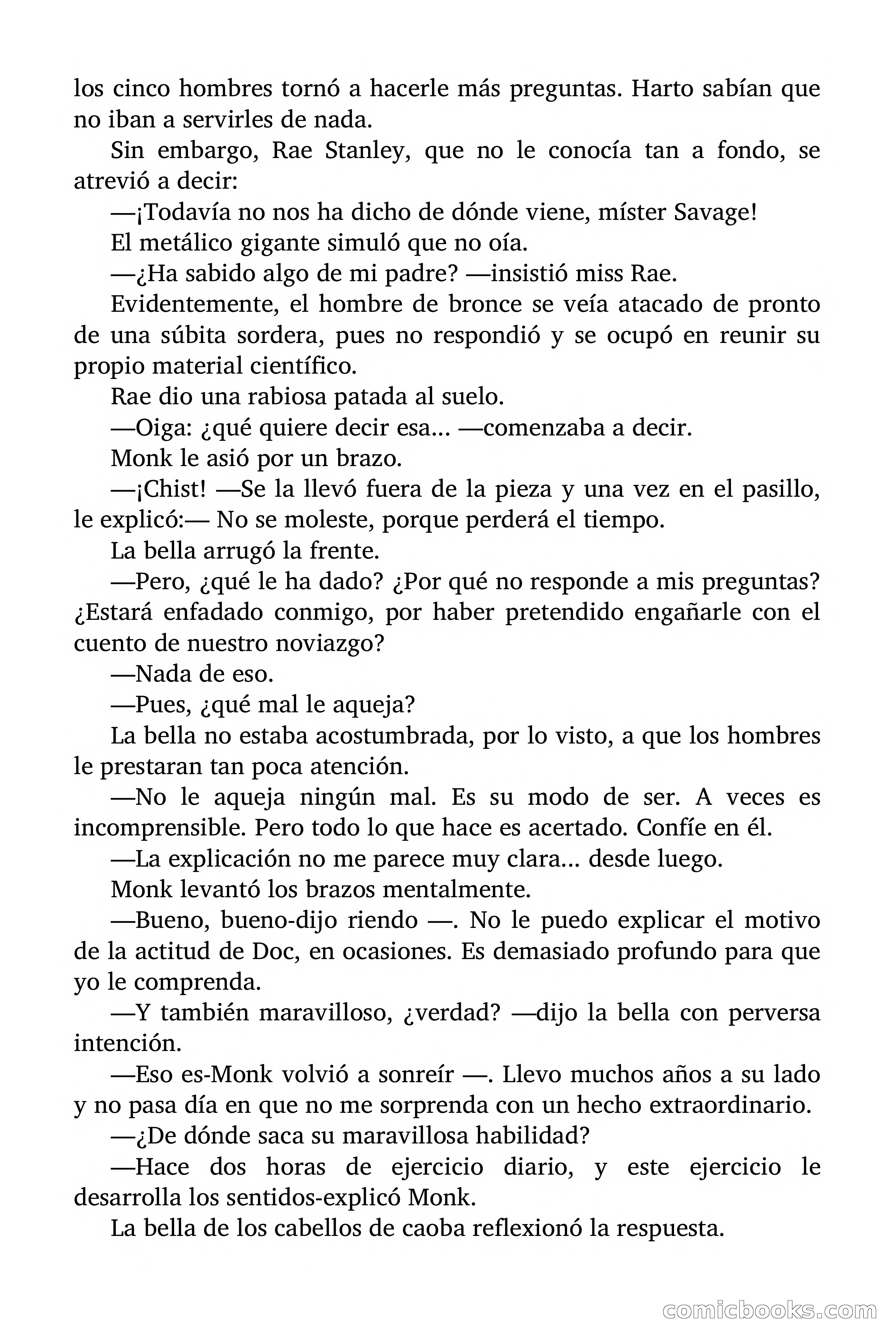 Doc Savage Magazine, 'Locura Azul' — page 127 of 175