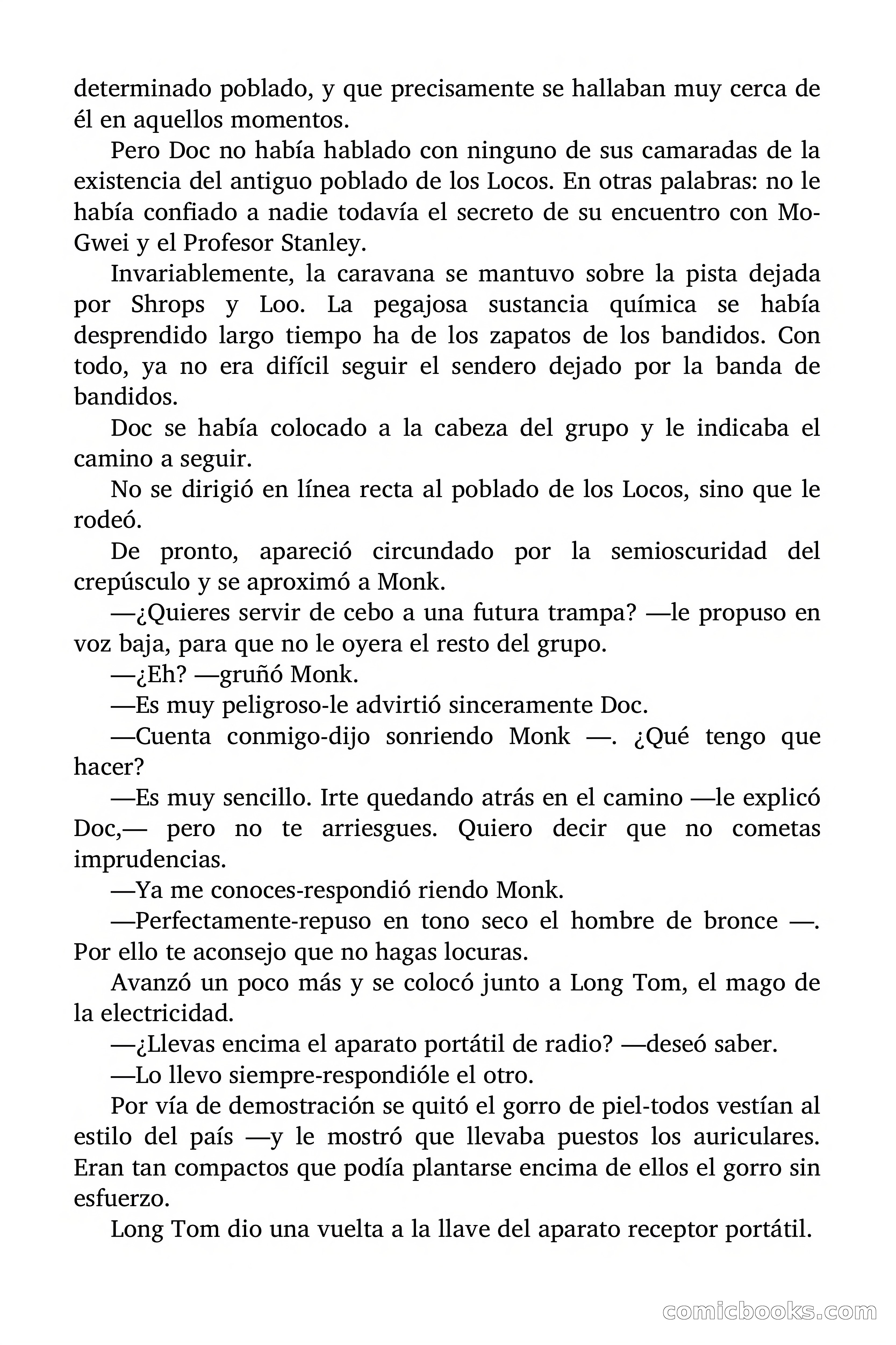 Doc Savage Magazine, 'Locura Azul' — page 133 of 175