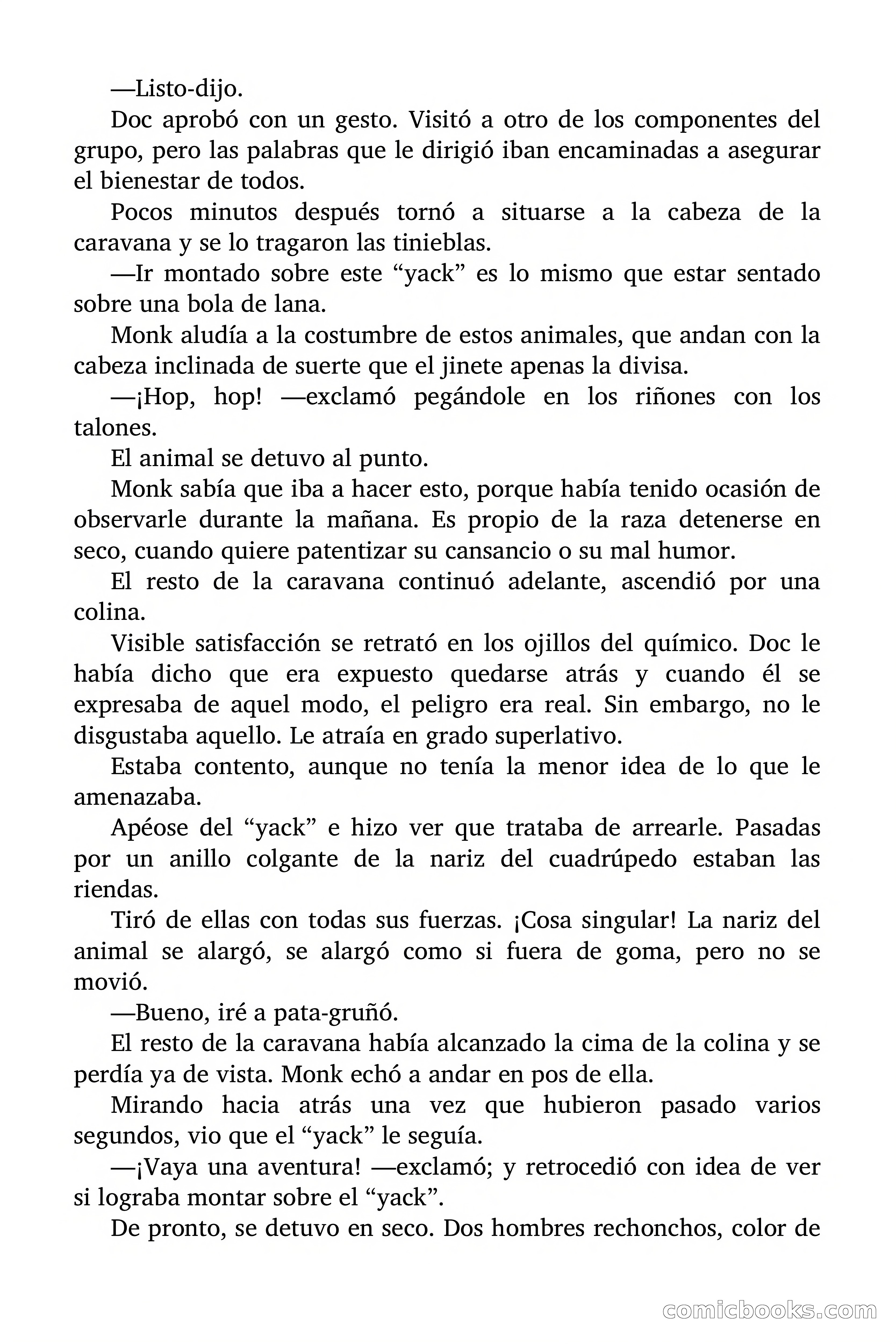 Doc Savage Magazine, 'Locura Azul' — page 134 of 175
