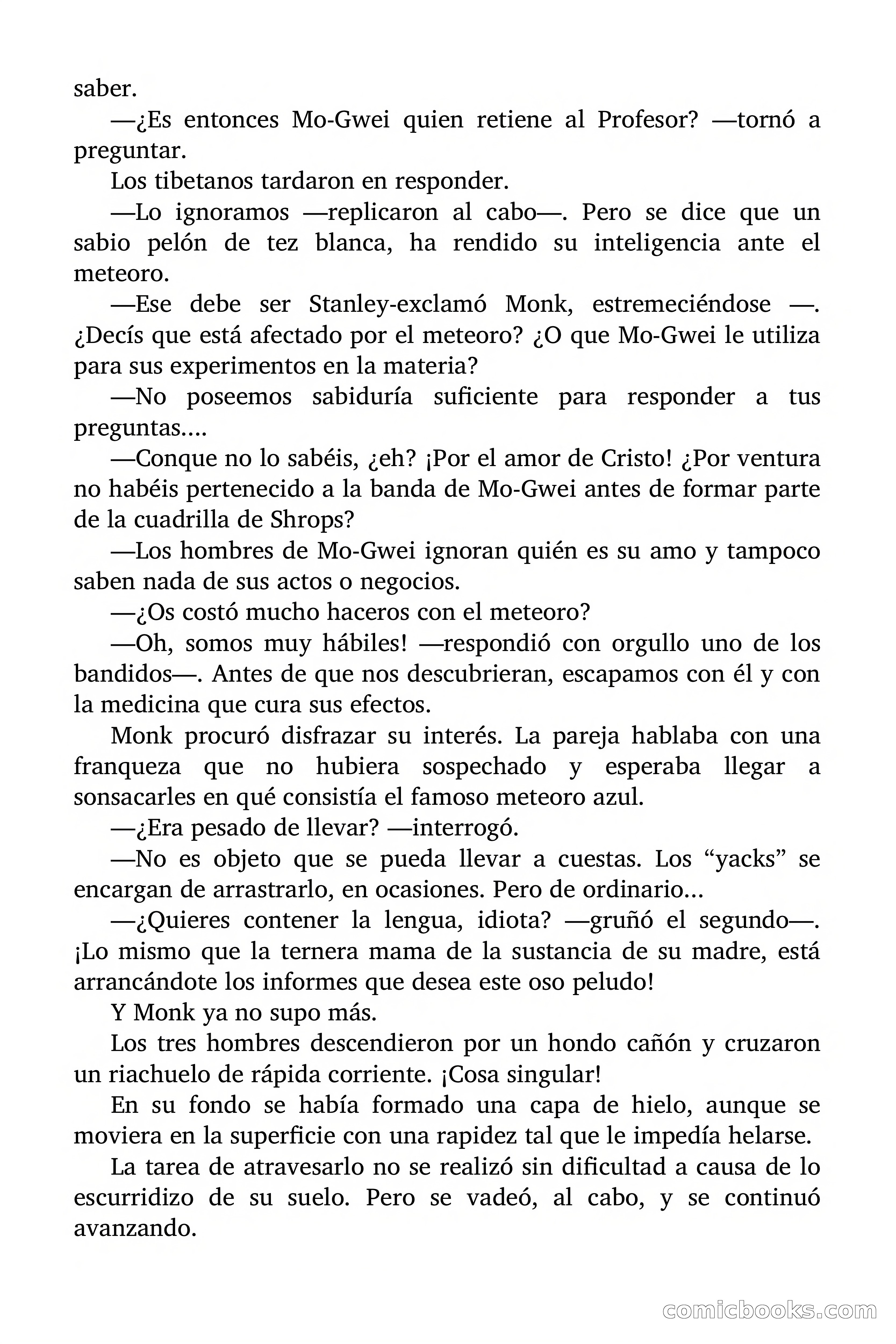 Doc Savage Magazine, 'Locura Azul' — page 138 of 175