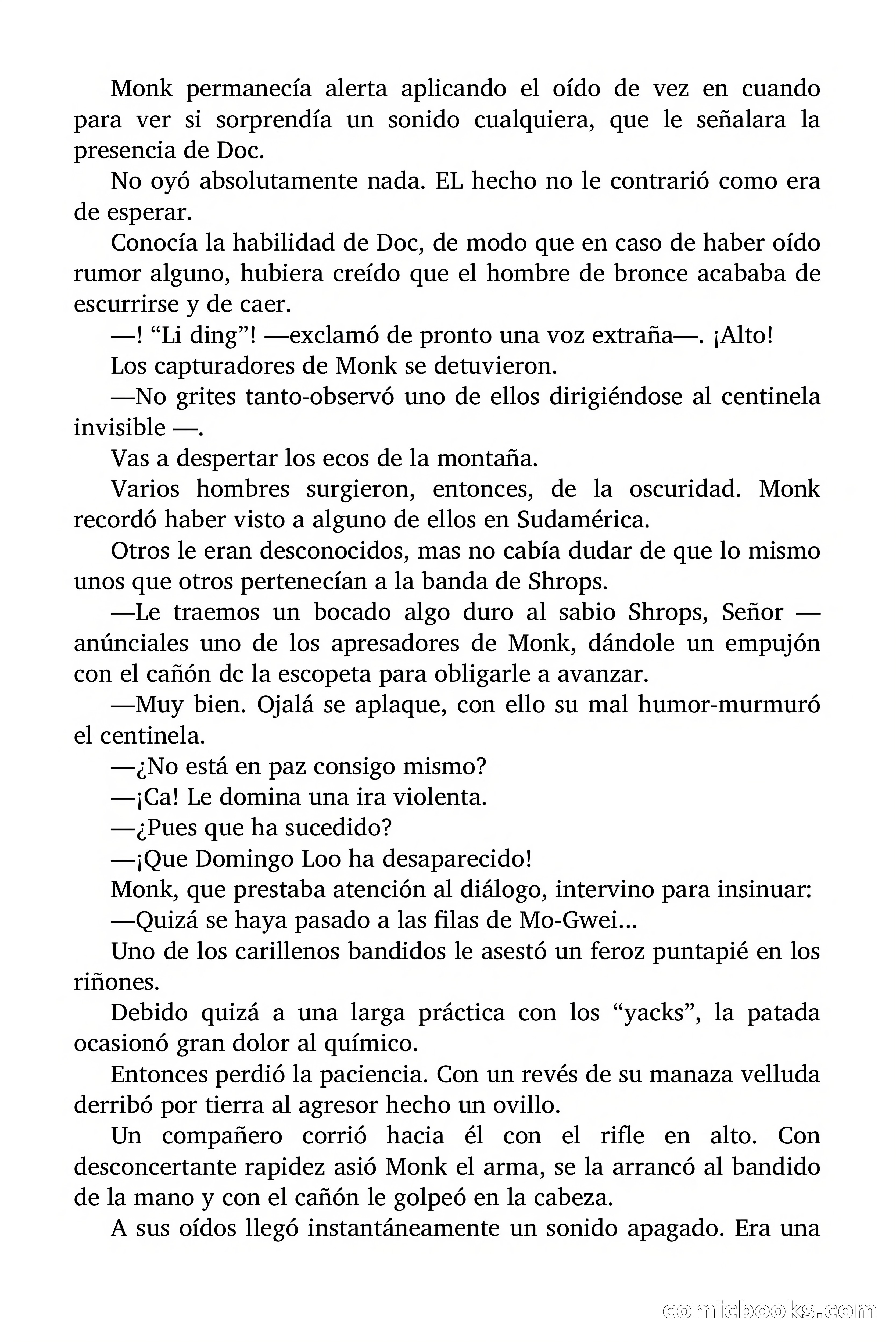 Doc Savage Magazine, 'Locura Azul' — page 139 of 175