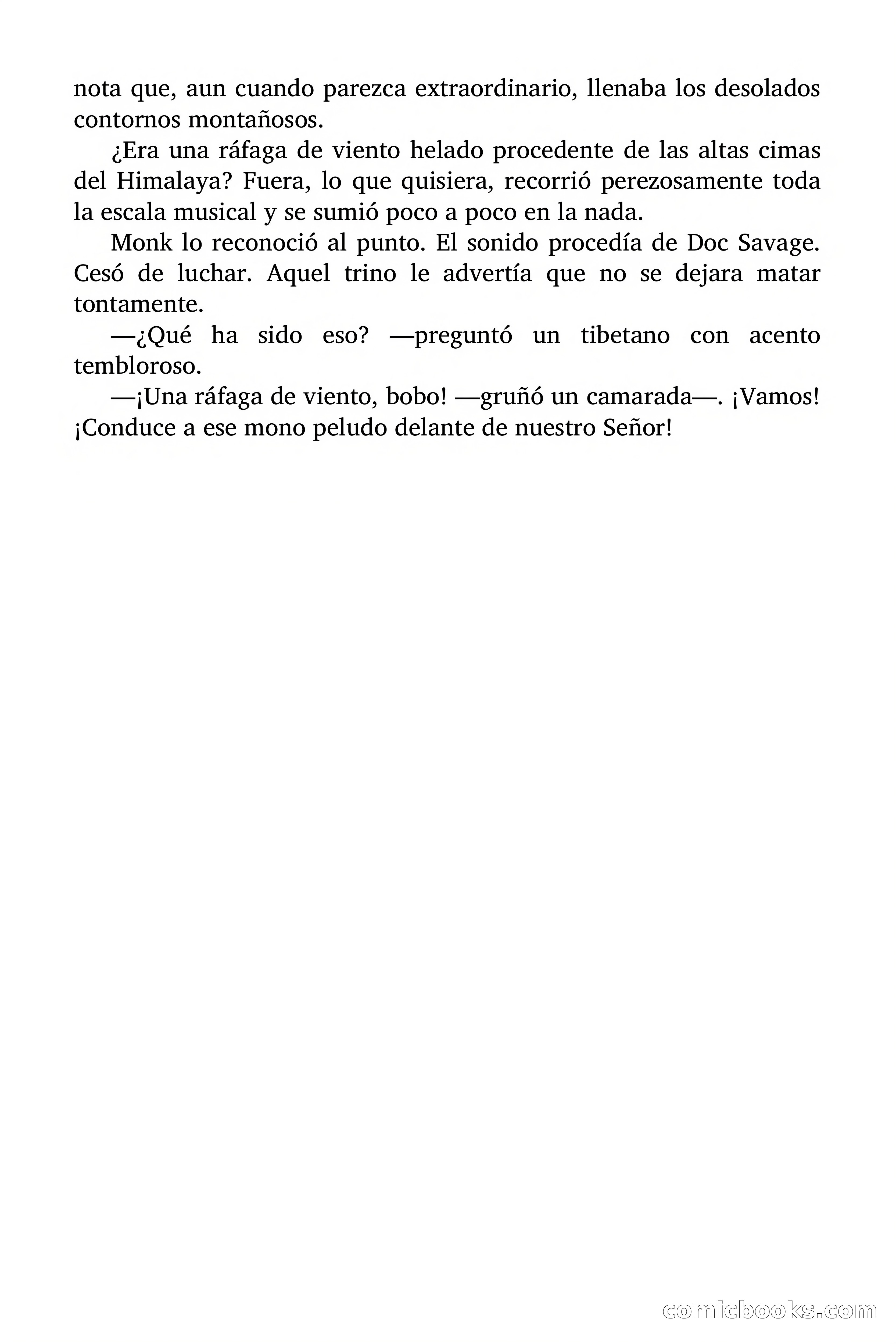 Doc Savage Magazine, 'Locura Azul' — page 140 of 175