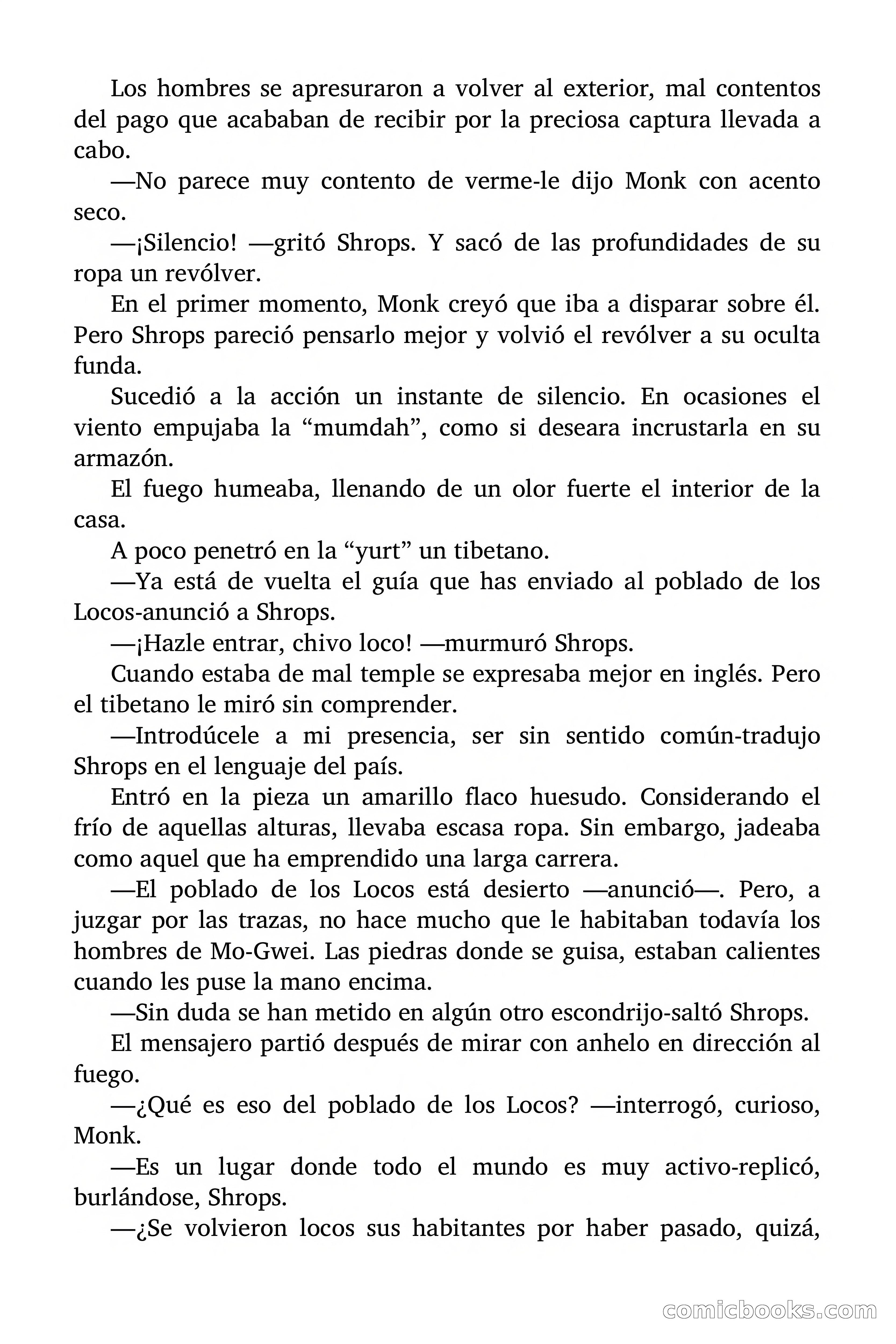 Doc Savage Magazine, 'Locura Azul' — page 142 of 175