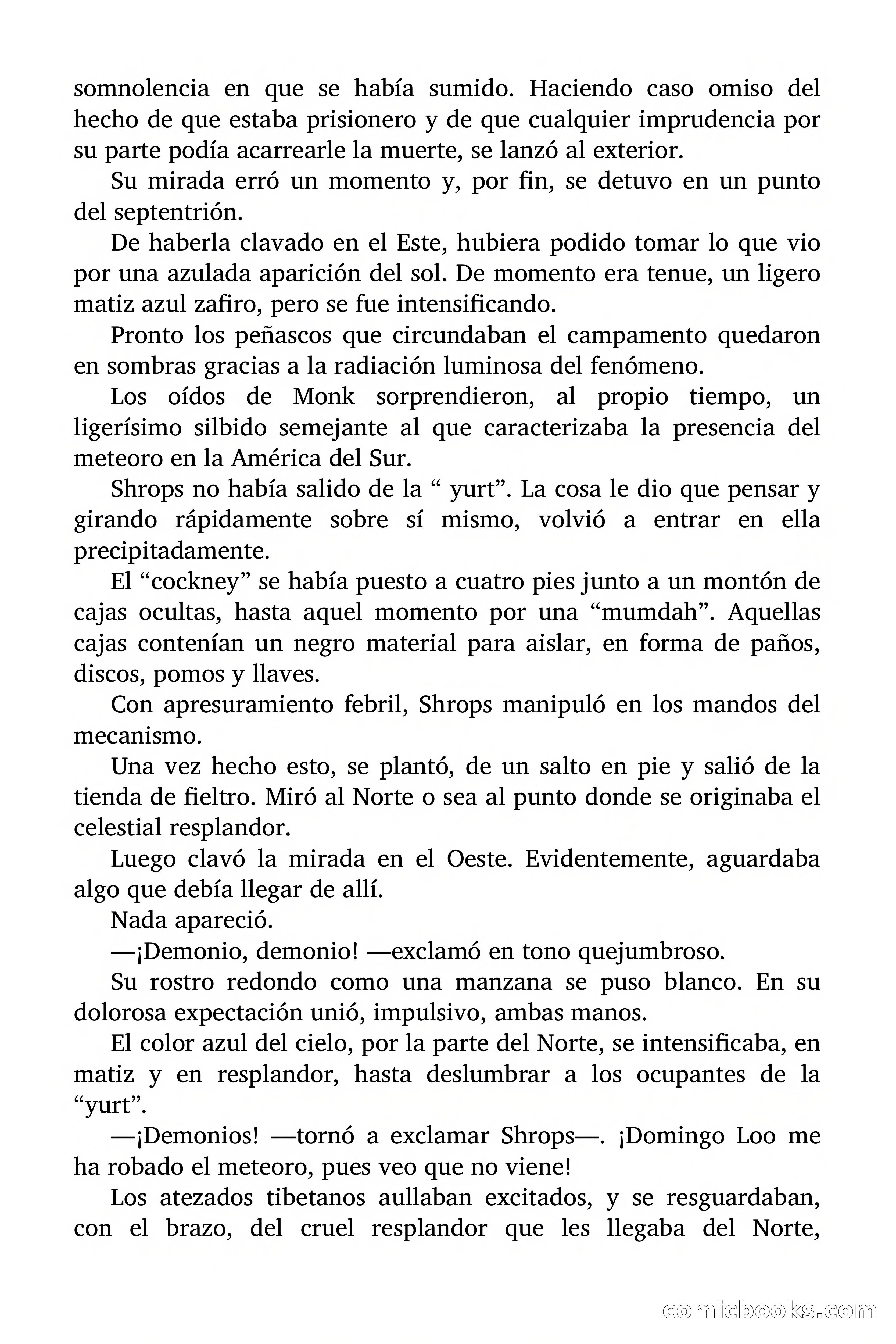 Doc Savage Magazine, 'Locura Azul' — page 145 of 175