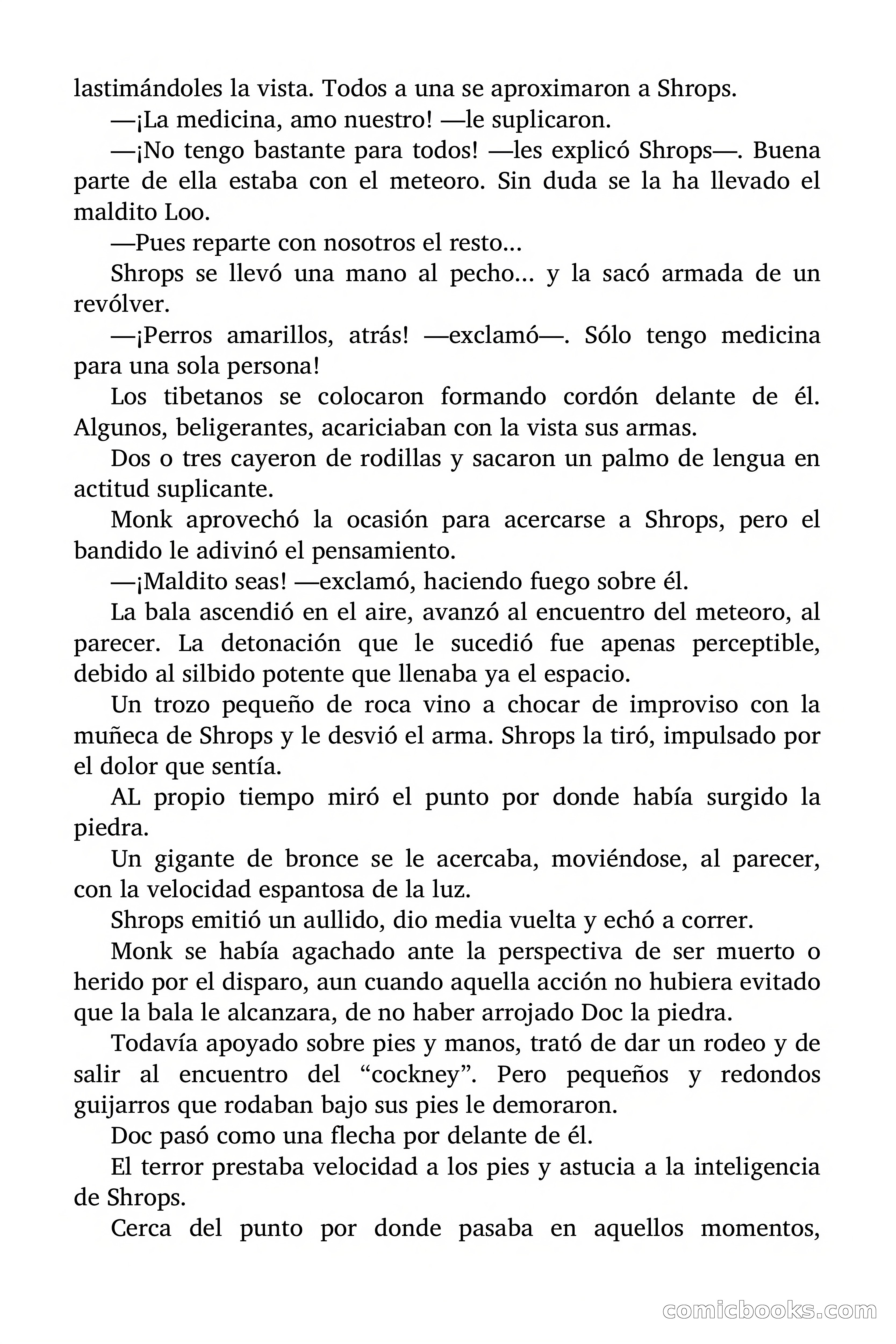Doc Savage Magazine, 'Locura Azul' — page 146 of 175