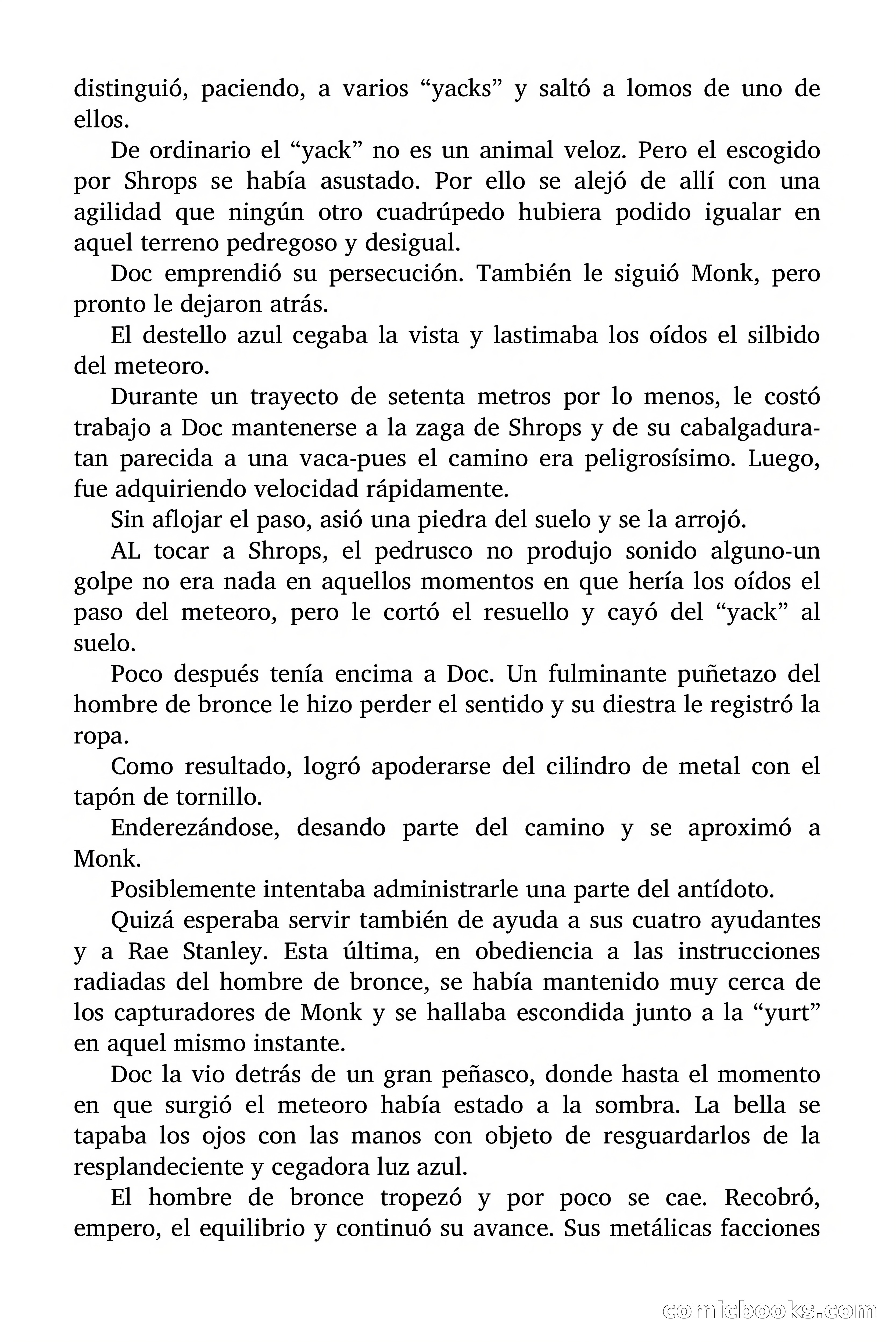 Doc Savage Magazine, 'Locura Azul' — page 147 of 175