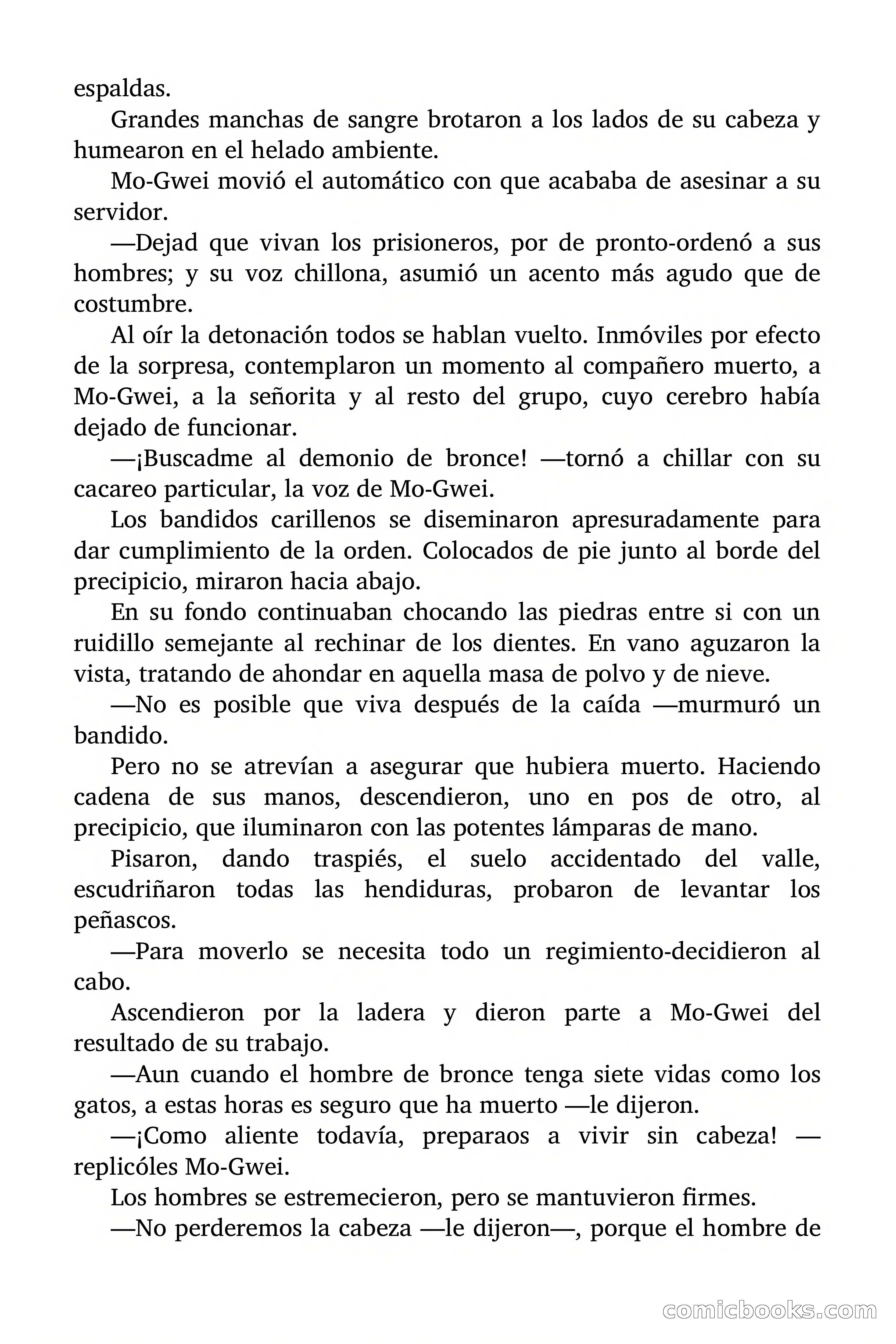 Doc Savage Magazine, 'Locura Azul' — page 151 of 175