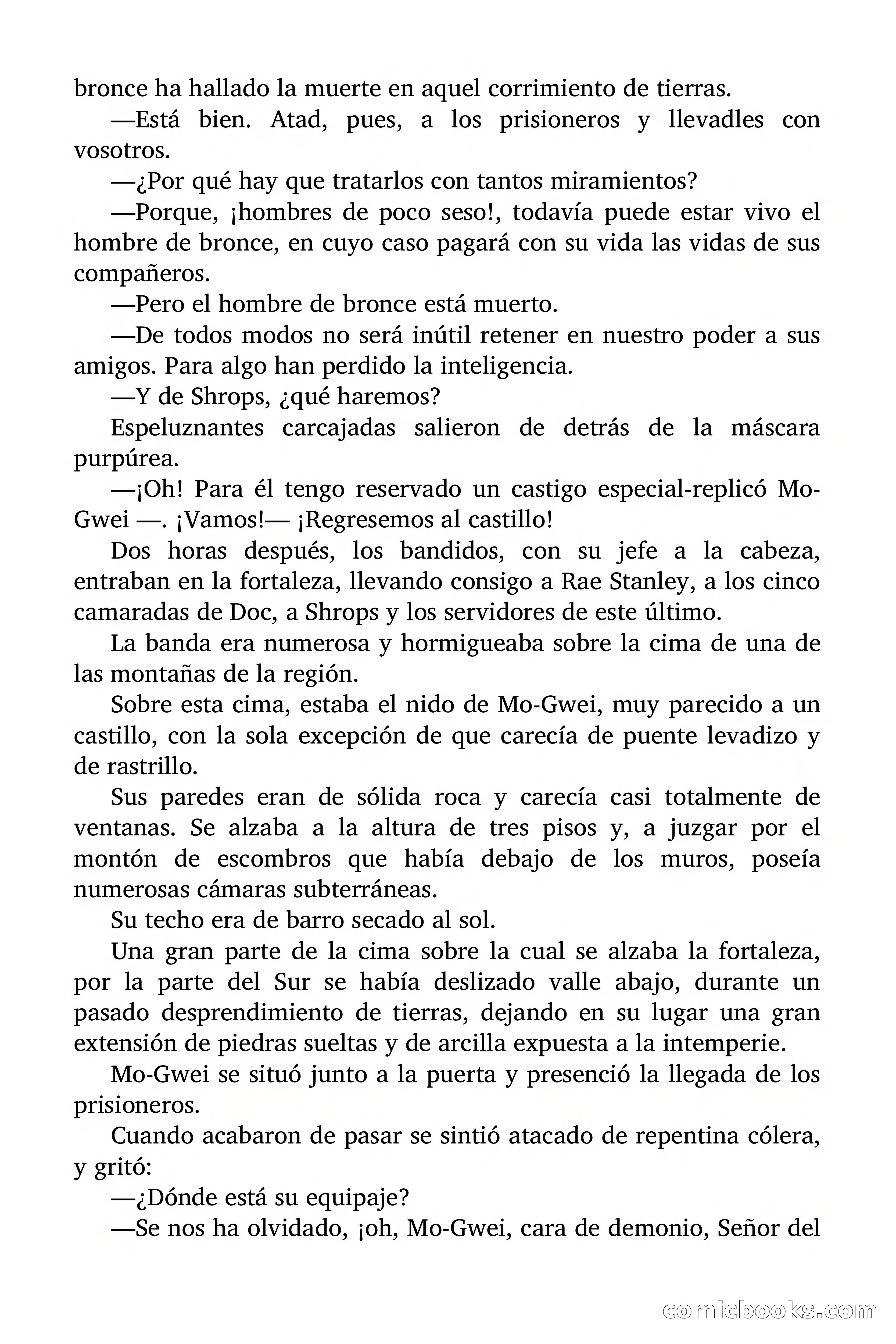 Doc Savage Magazine, 'Locura Azul' — page 152 of 175