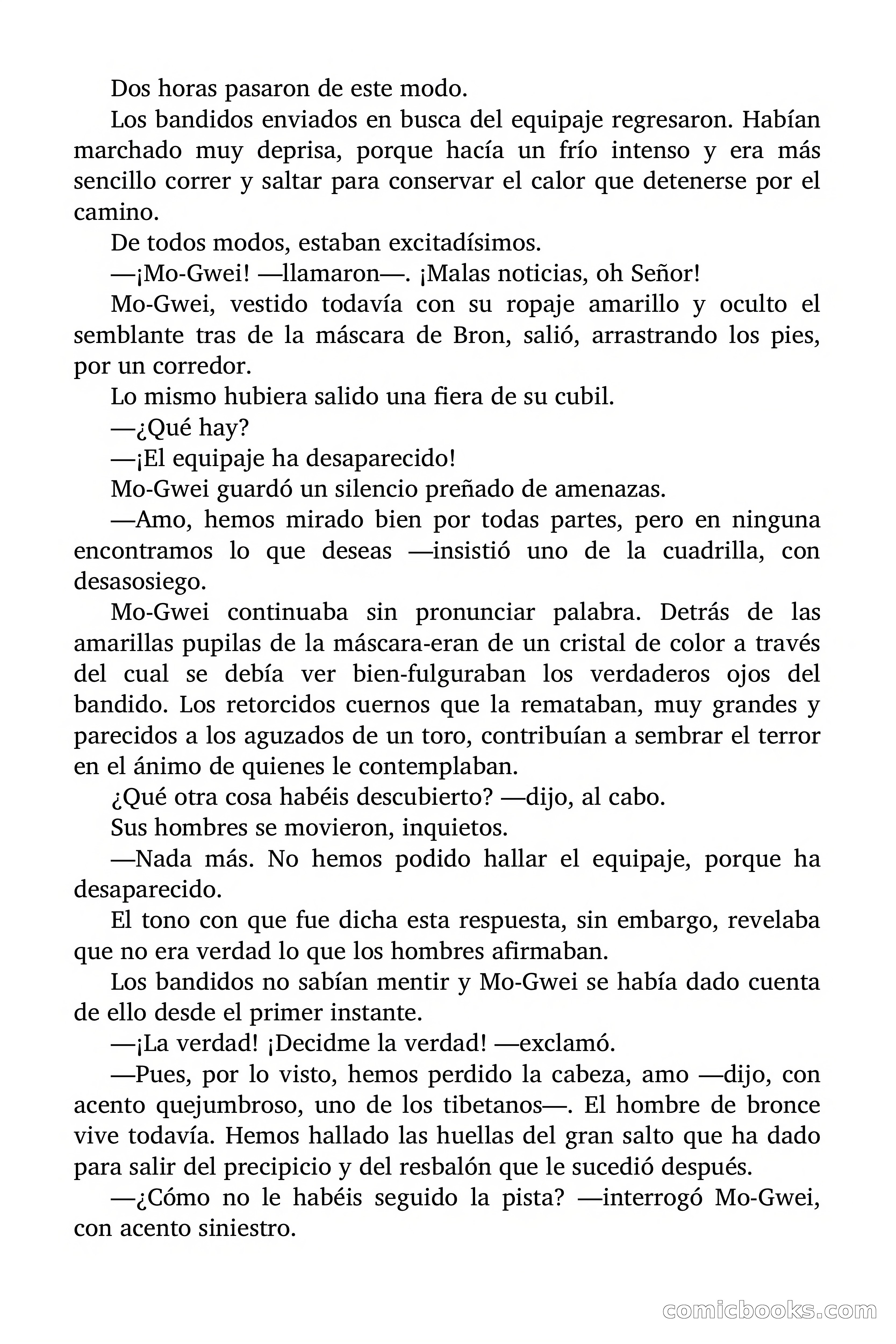 Doc Savage Magazine, 'Locura Azul' — page 154 of 175