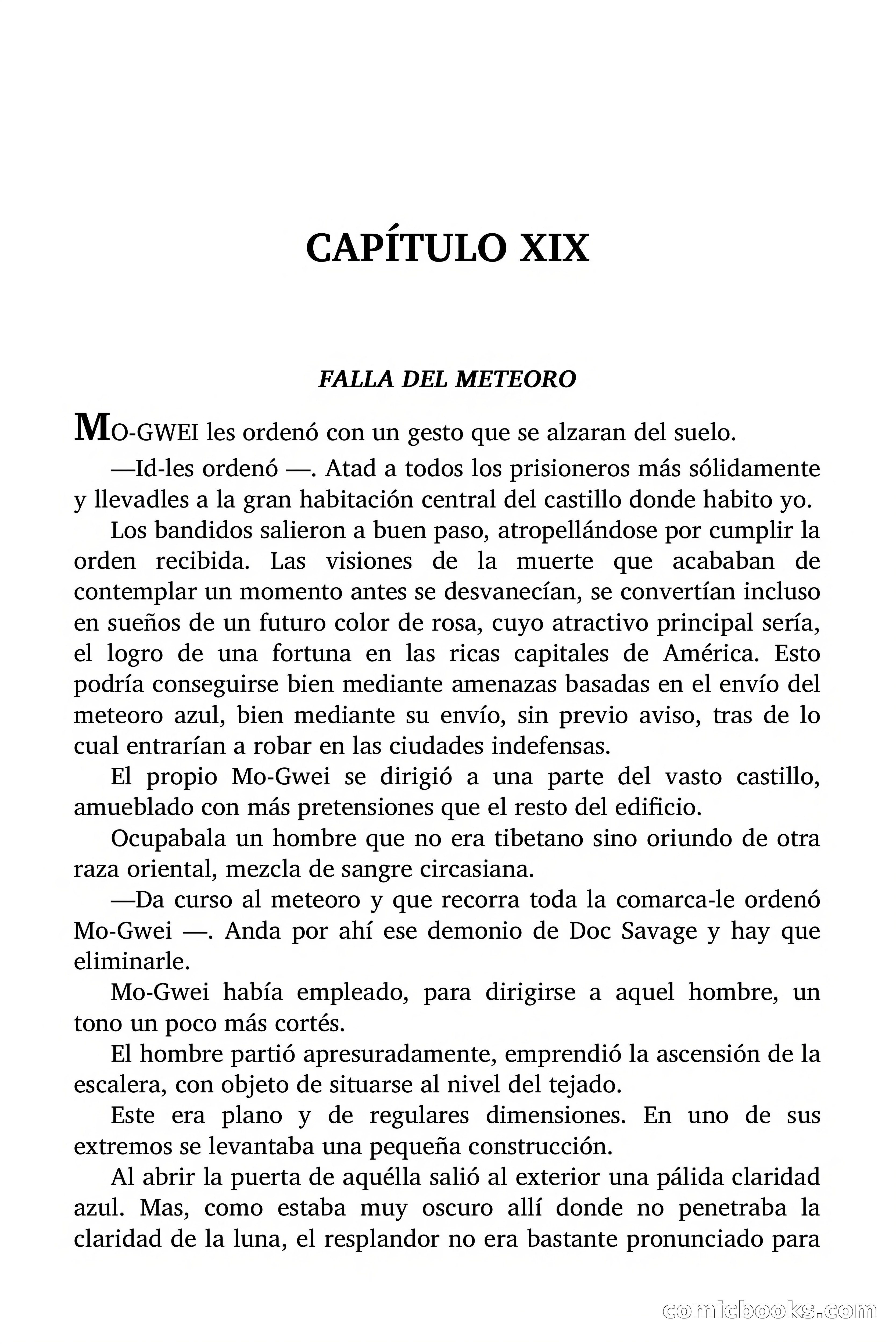 Doc Savage Magazine, 'Locura Azul' — page 156 of 175